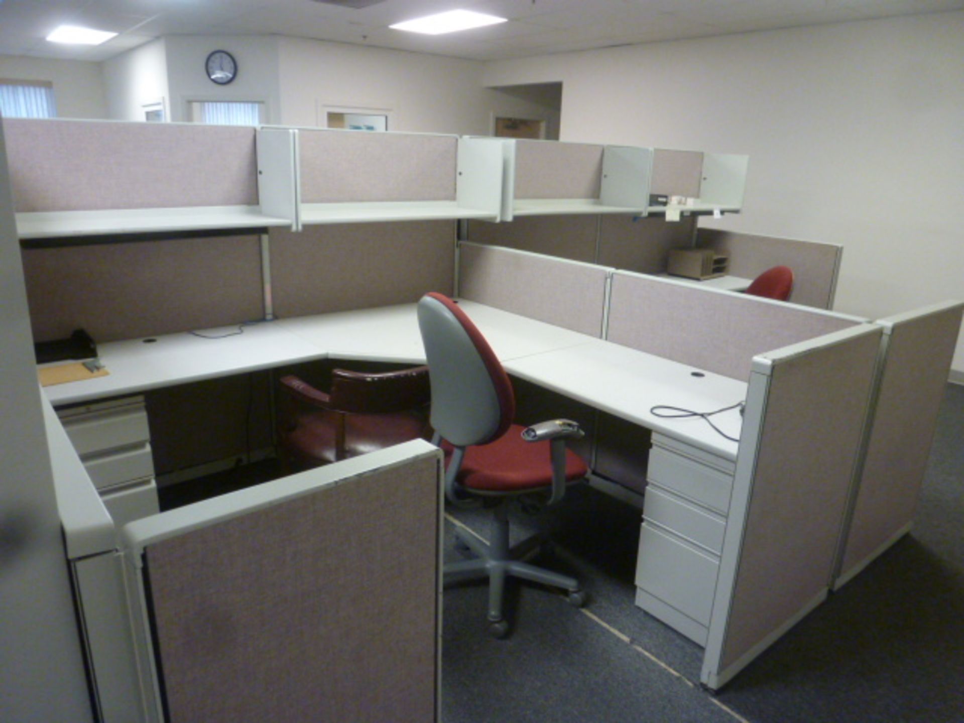 (9) Desks w/Chairs, Bookshelf, (26) File Cabinets, Etc. (Computers Not Included) (Lot) - Image 5 of 5