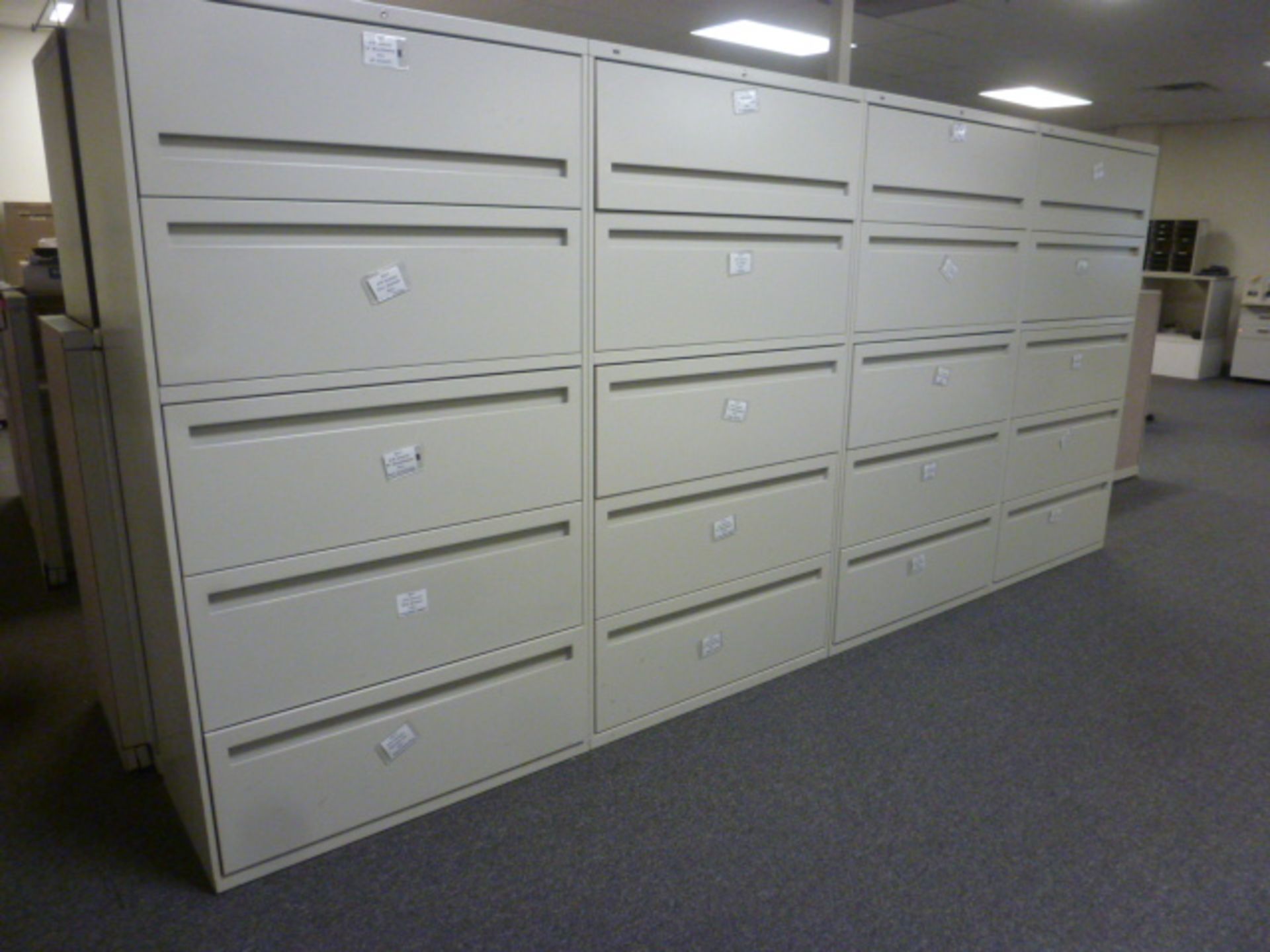 (9) Desks w/Chairs, Bookshelf, (26) File Cabinets, Etc. (Computers Not Included) (Lot) - Image 3 of 5