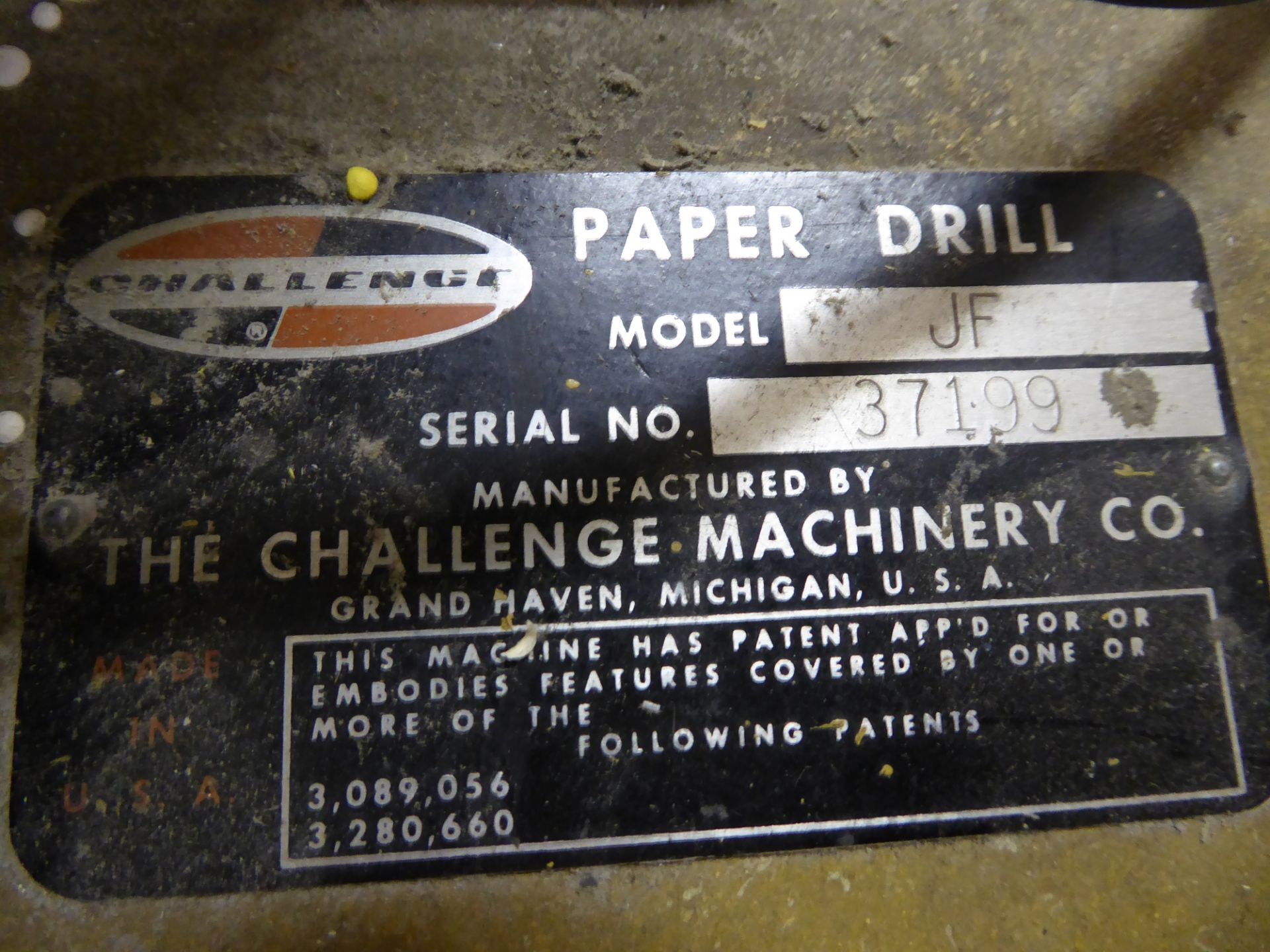 Challenge Paper Drill, m/n JF, s/n 37199 - Image 2 of 2