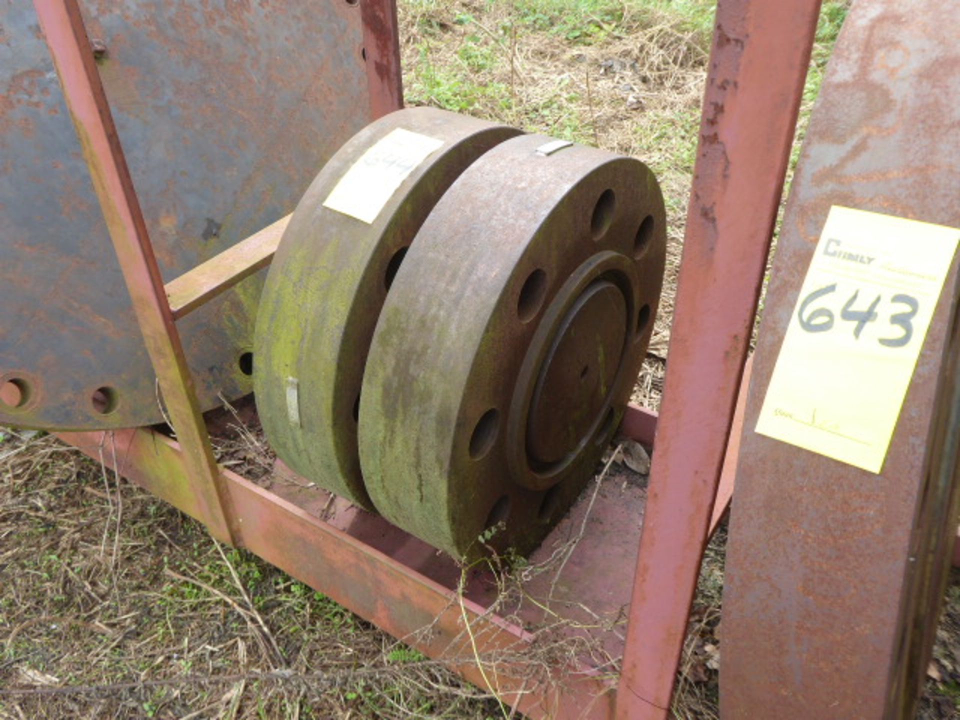 Steel Blind Flanges, 6", 2500 Lbs. Rated (as marked) (2 Each)