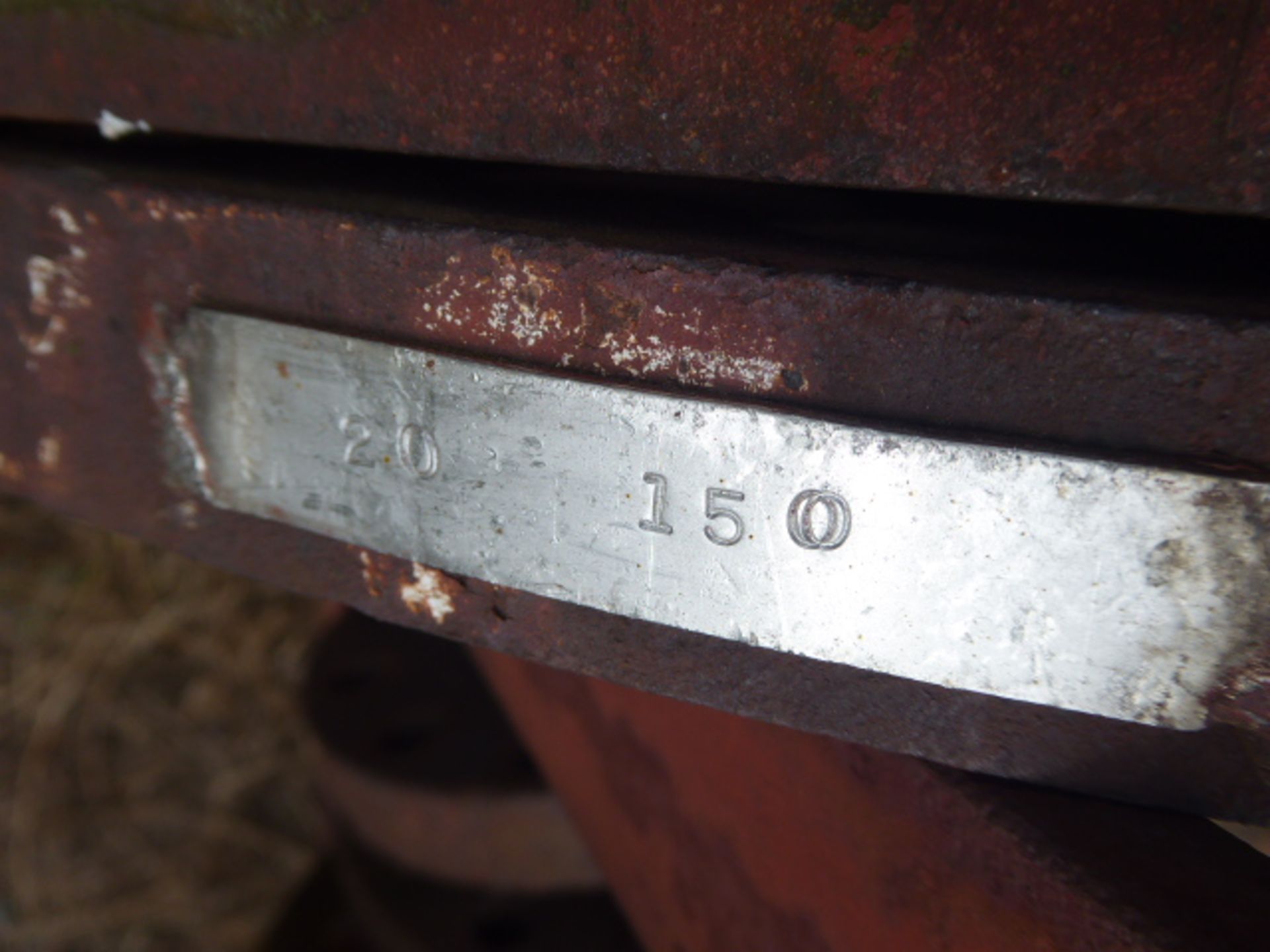 Steel Blind Flange, 20", 150 Lbs. Rated (as marked) - Image 2 of 2