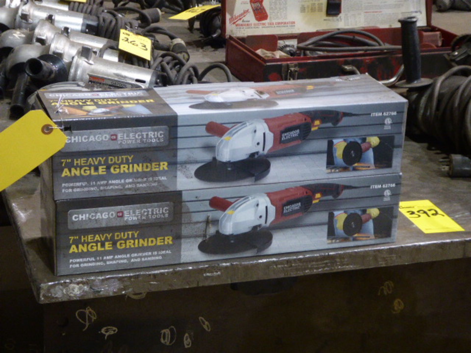 Chicago Electric 7" Angle Grinder (2 Each)