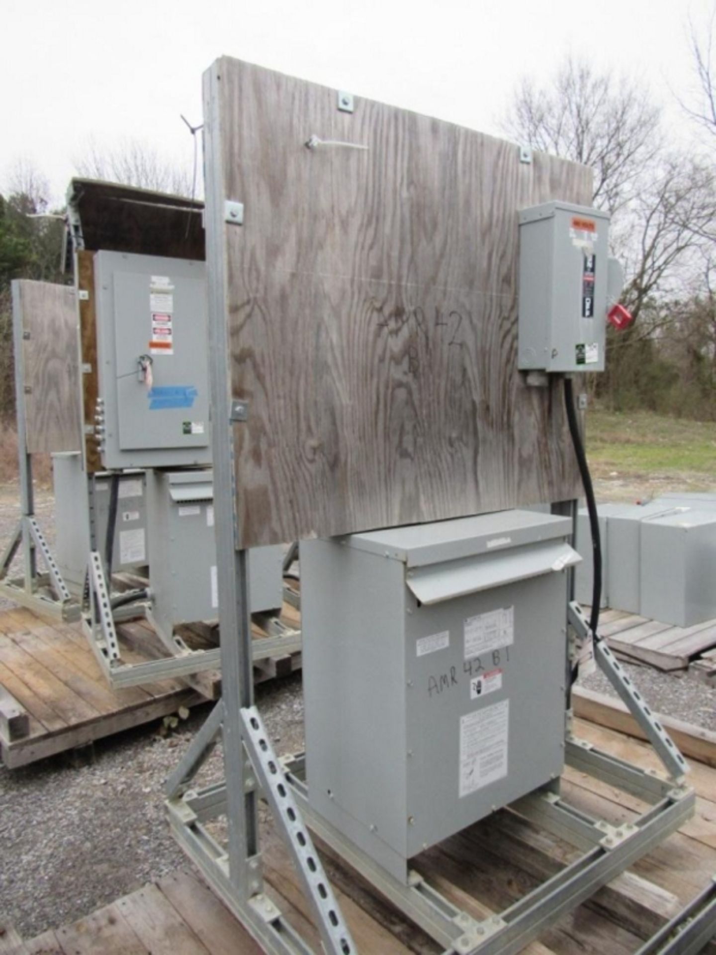Transformer Power Station- ***Located in Cleveland TN*** MFR - GE 45 KVa 75" Tall (1) GE Safety - Image 3 of 5