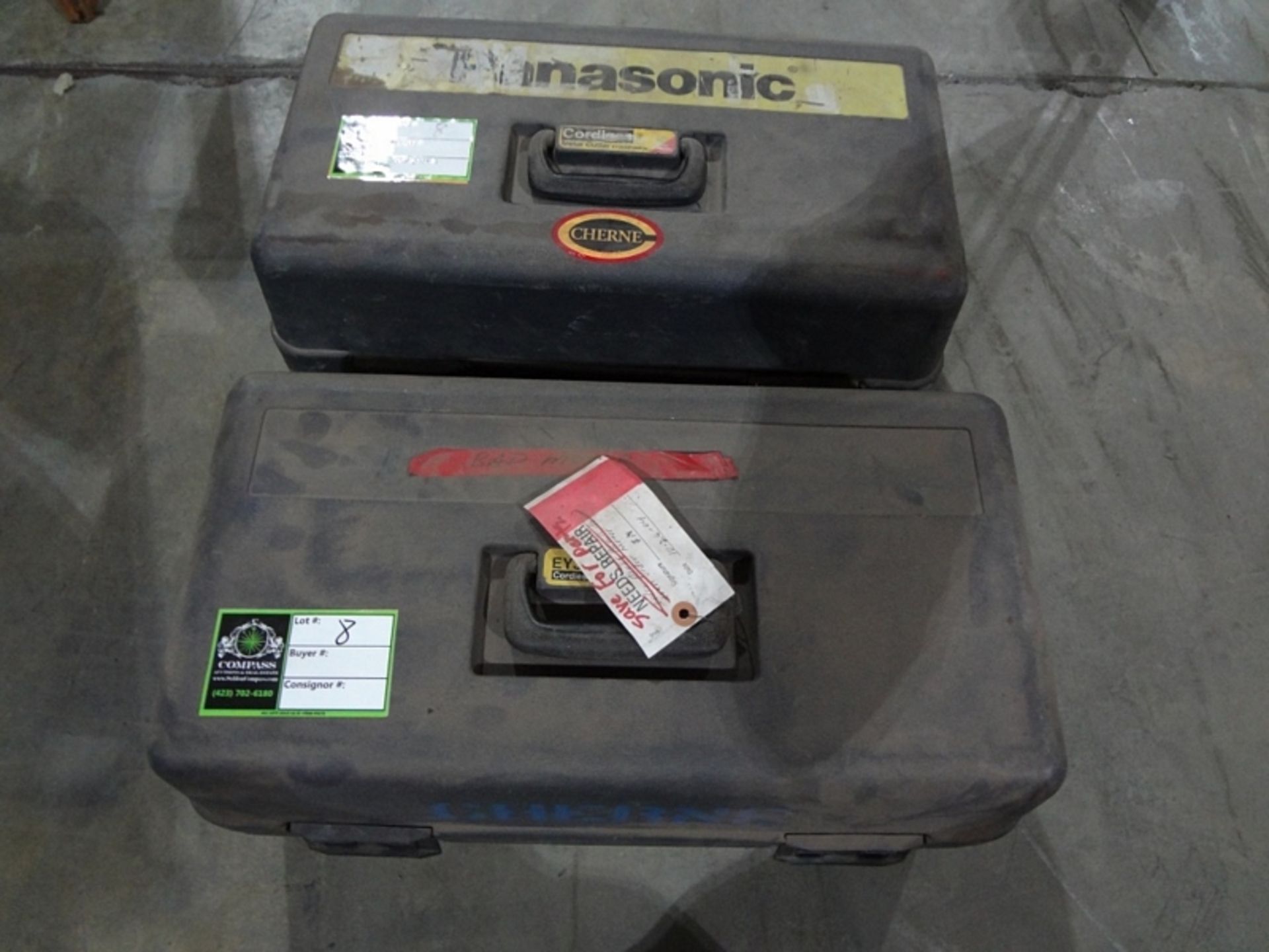 (qty - 2) Panasonic Battery Powered Metal Cutter- ***Located in Chattanooga TN*** MFR - Panasoni