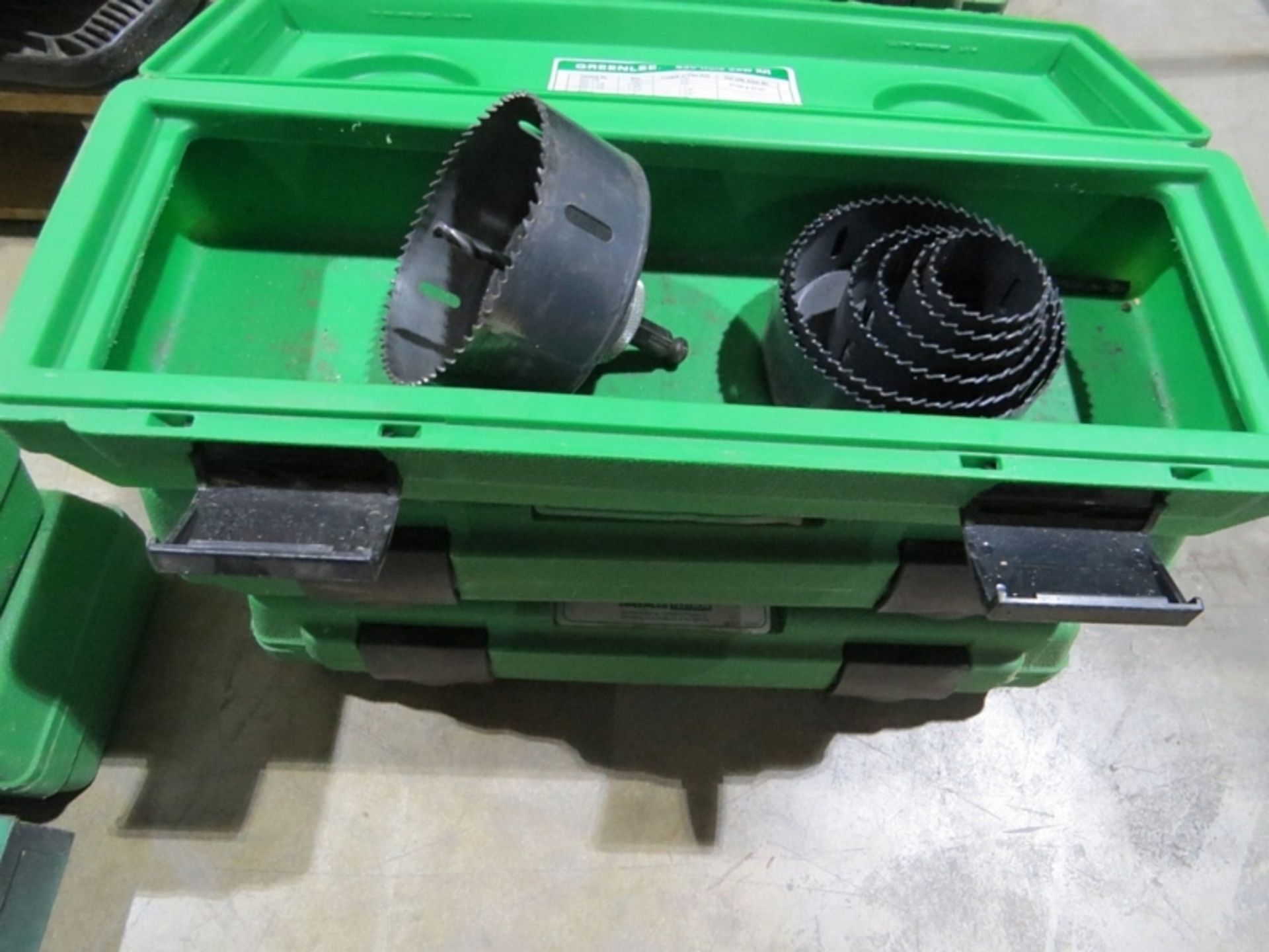 Hole Saw Kits- ***Located in Chattanooga TN*** (3) Greenlee 835 1/2" thru 4" Conduit and Pipe *all