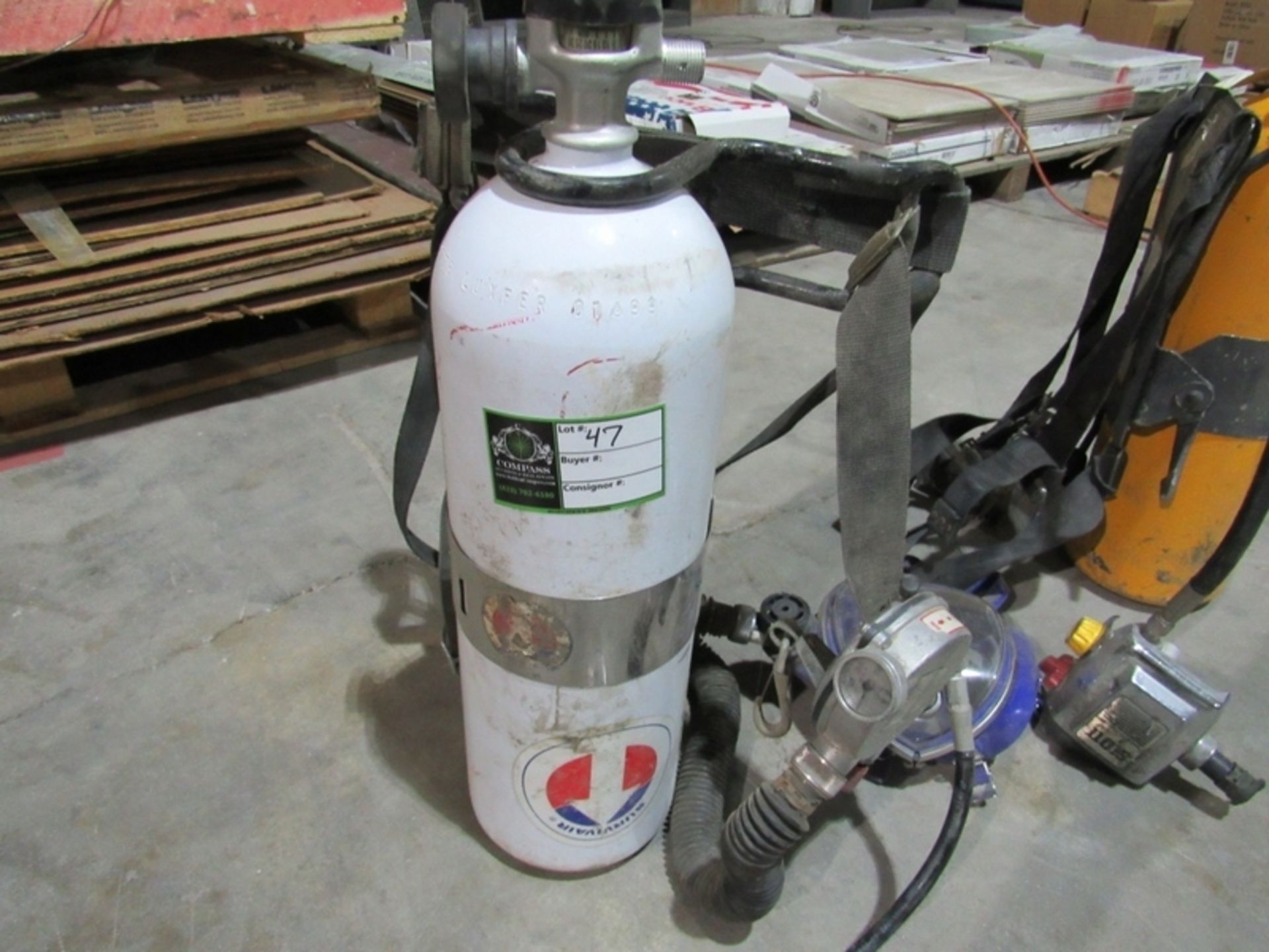 (qty - 2) Oxygen Tanks- ***Located in Chattanooga, TN*** MFR - Luxfer Scott - Image 7 of 7