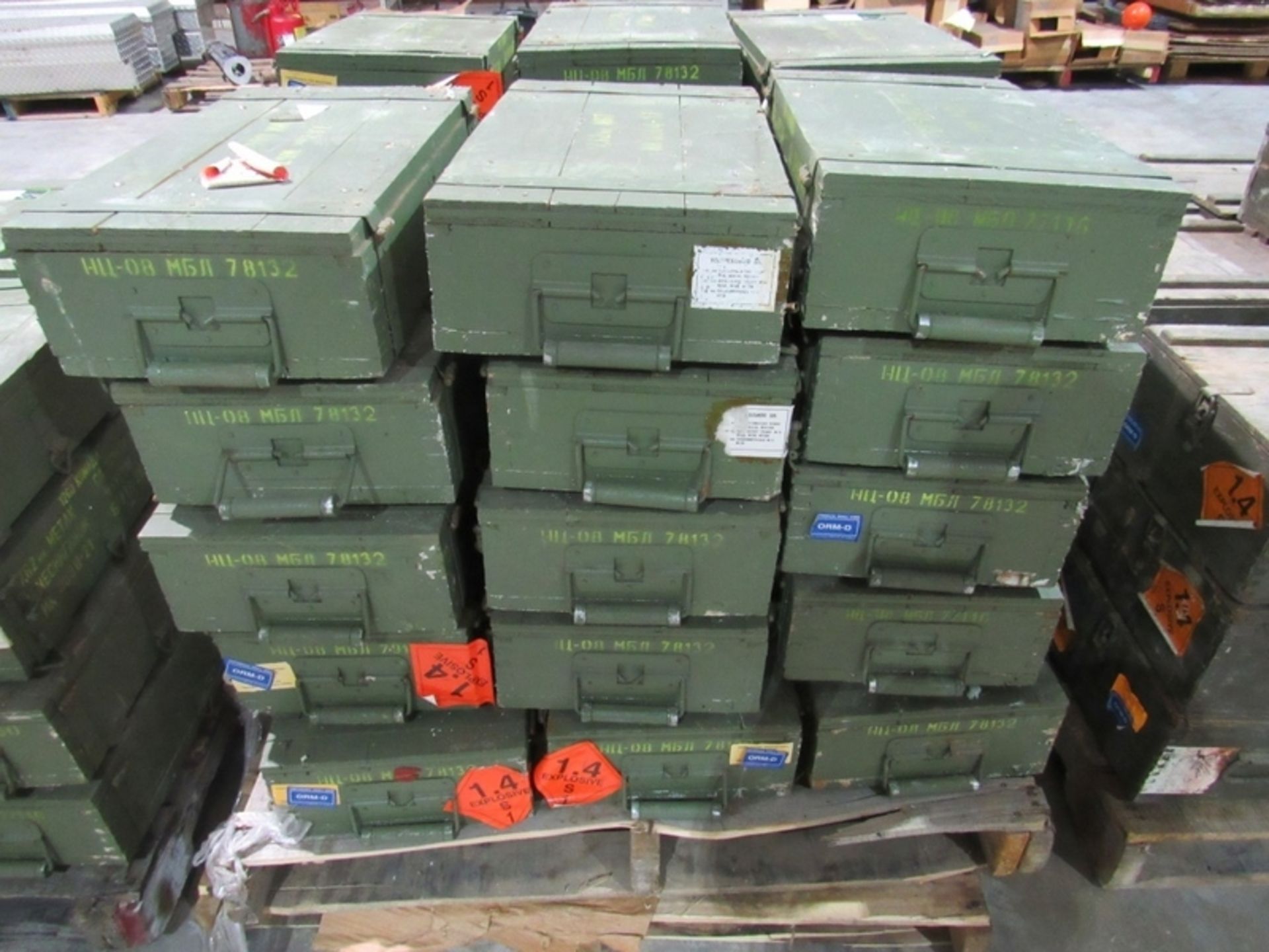 (qty - 30) Used Ammo Crates- ***Located in Chattanooga, TN*** 20" x 12" x 5-1/2" - Image 2 of 3