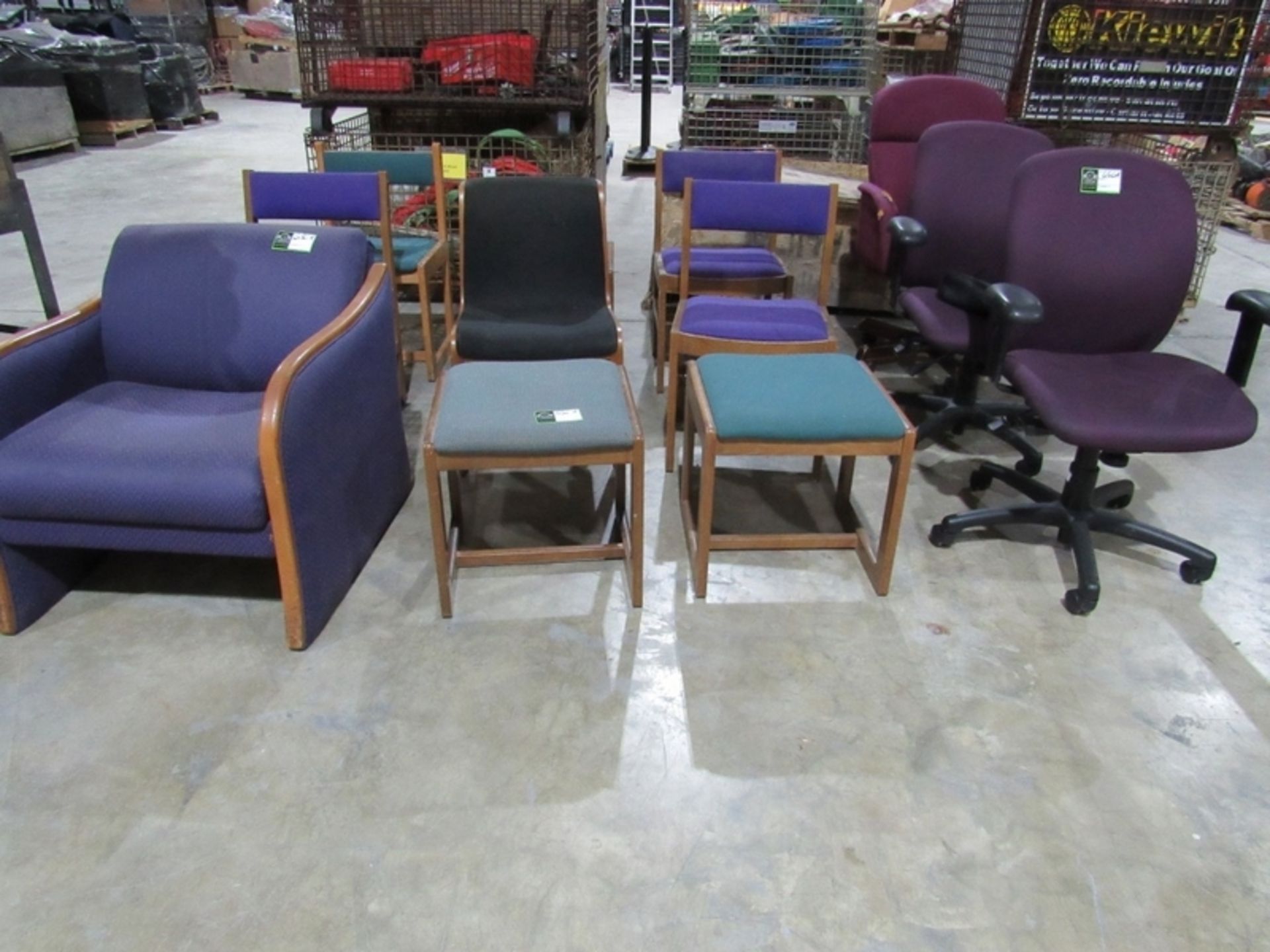 (qty - 12) Chairs- ***Located in Chattanooga, TN*** 10% Buyers Premium (3) Rolling Office Chairs *