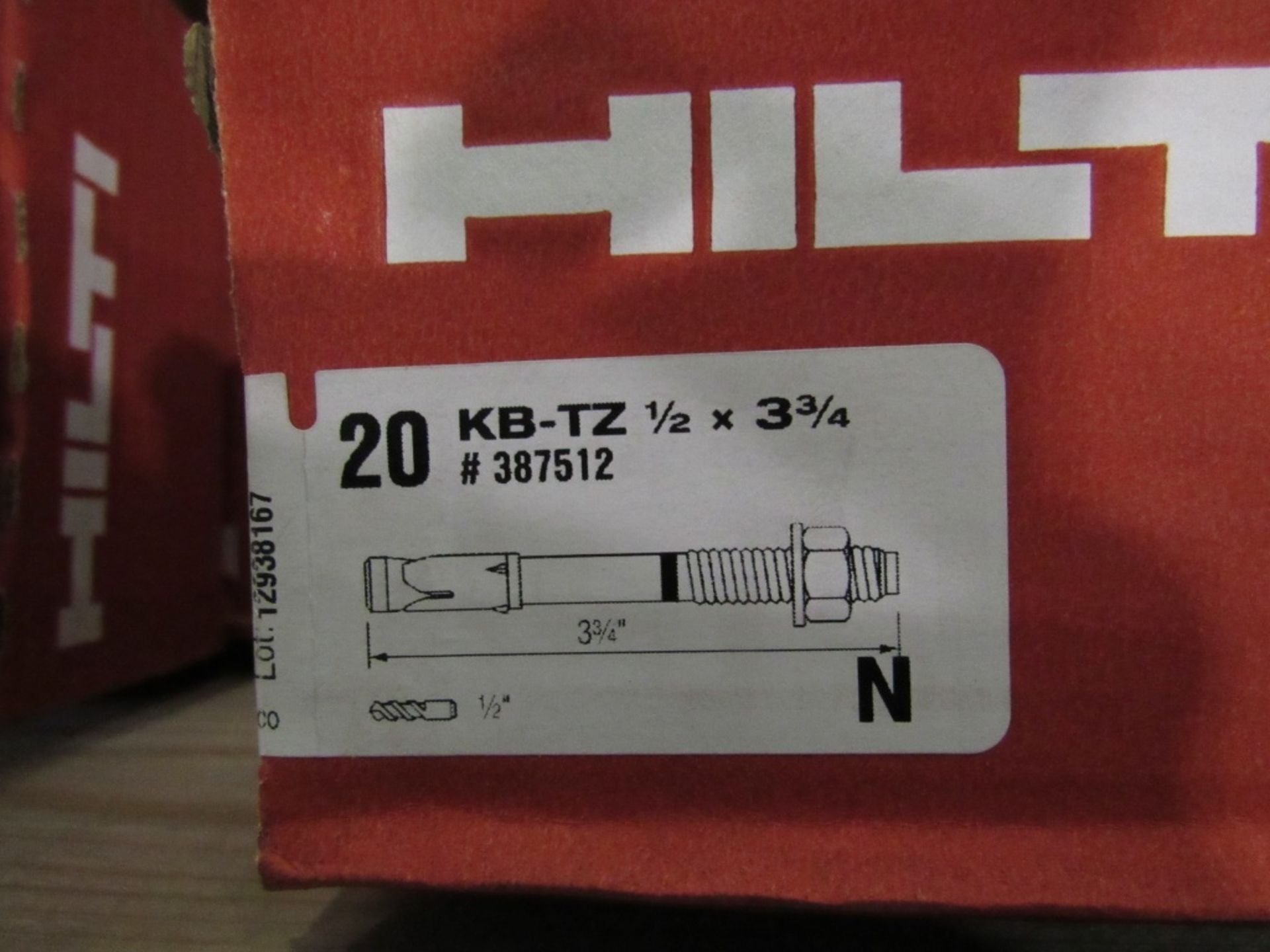 Assorted Hilti Concrete Anchors- ***Located in Cleveland, TN*** (approx qty - 2,000) Concrete - Image 4 of 9