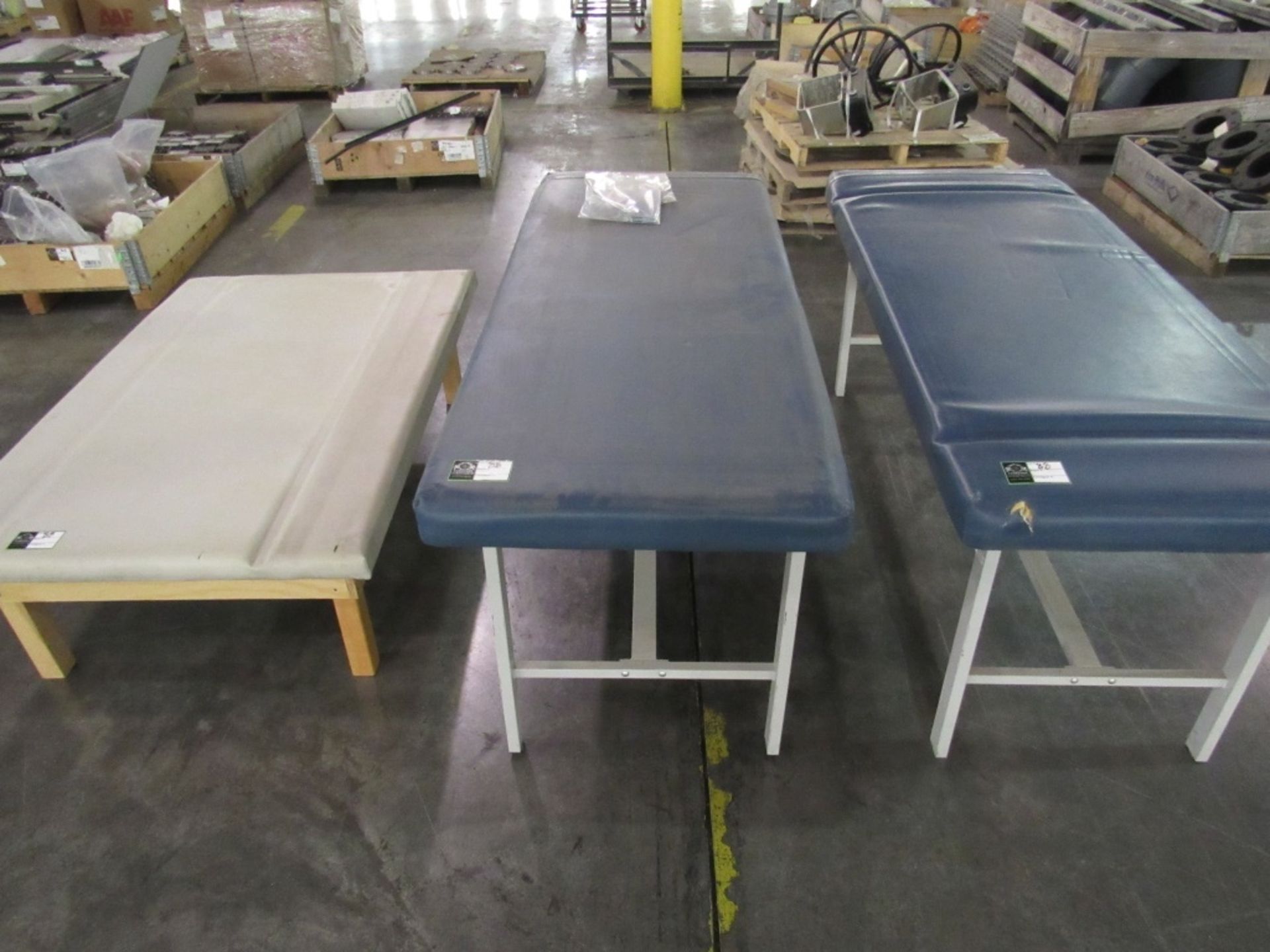 (qty - 3) Exam Tables- ***Located in Cleveland, TN*** (2) 6' x 28" x 30" (1) 5' x 39" x 18"