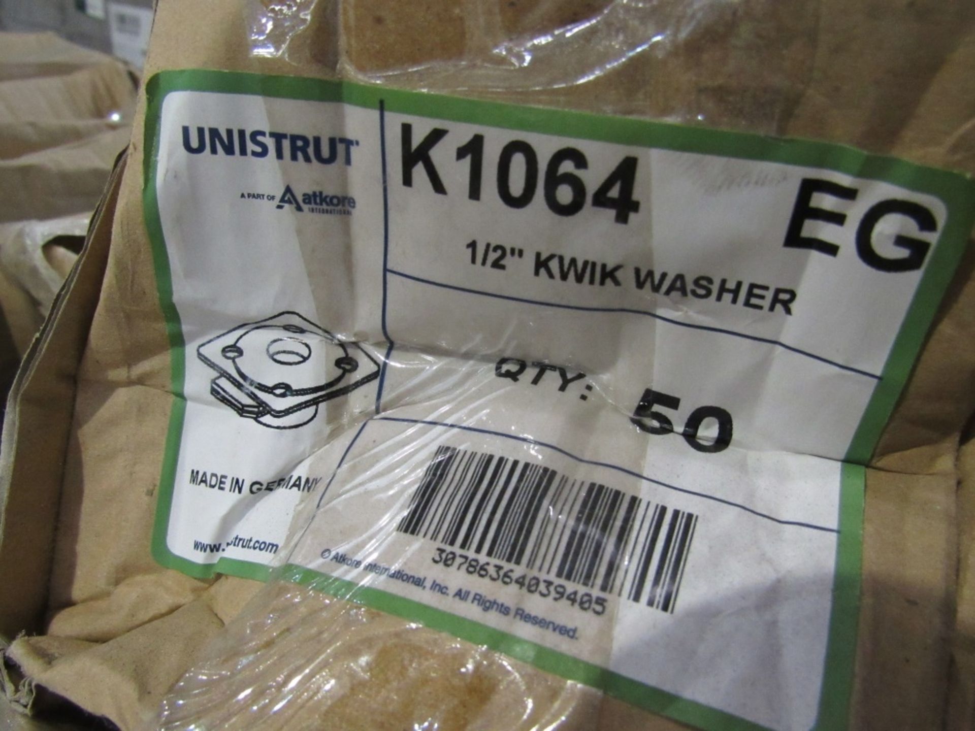 (approx qty - 2,000) Kwik Washers- ***Located in Cleveland, TN*** MFR - Unistrut Kwik Washer 1/2" - Image 5 of 9