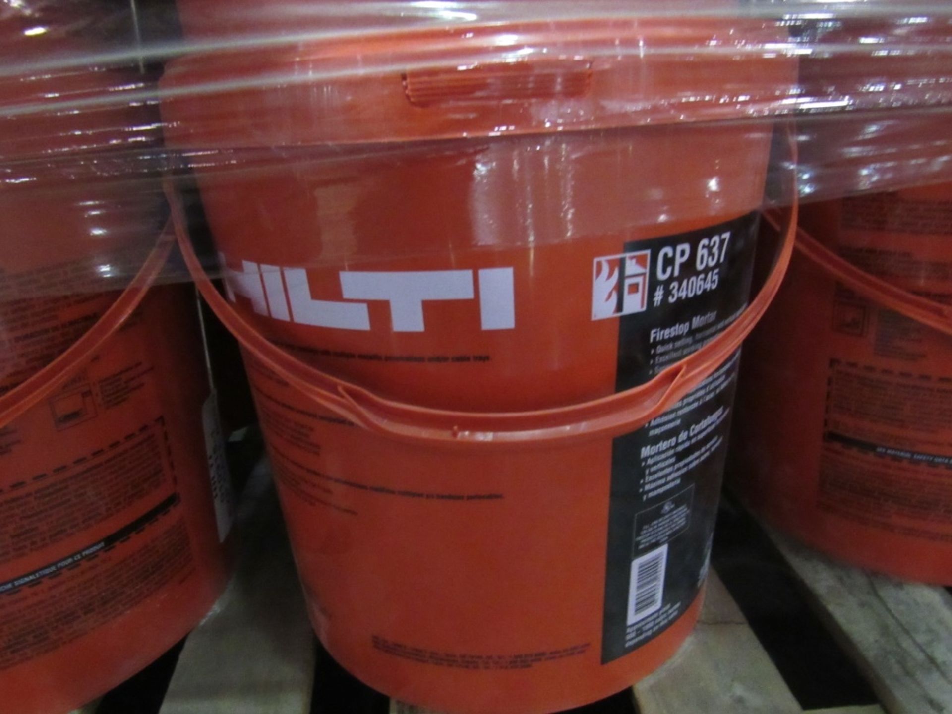 (qty - 18) Buckets of Hilti FireStop Mortar- ***Located in Cleveland, TN*** MFR - Hilti Model - CP - Image 2 of 5