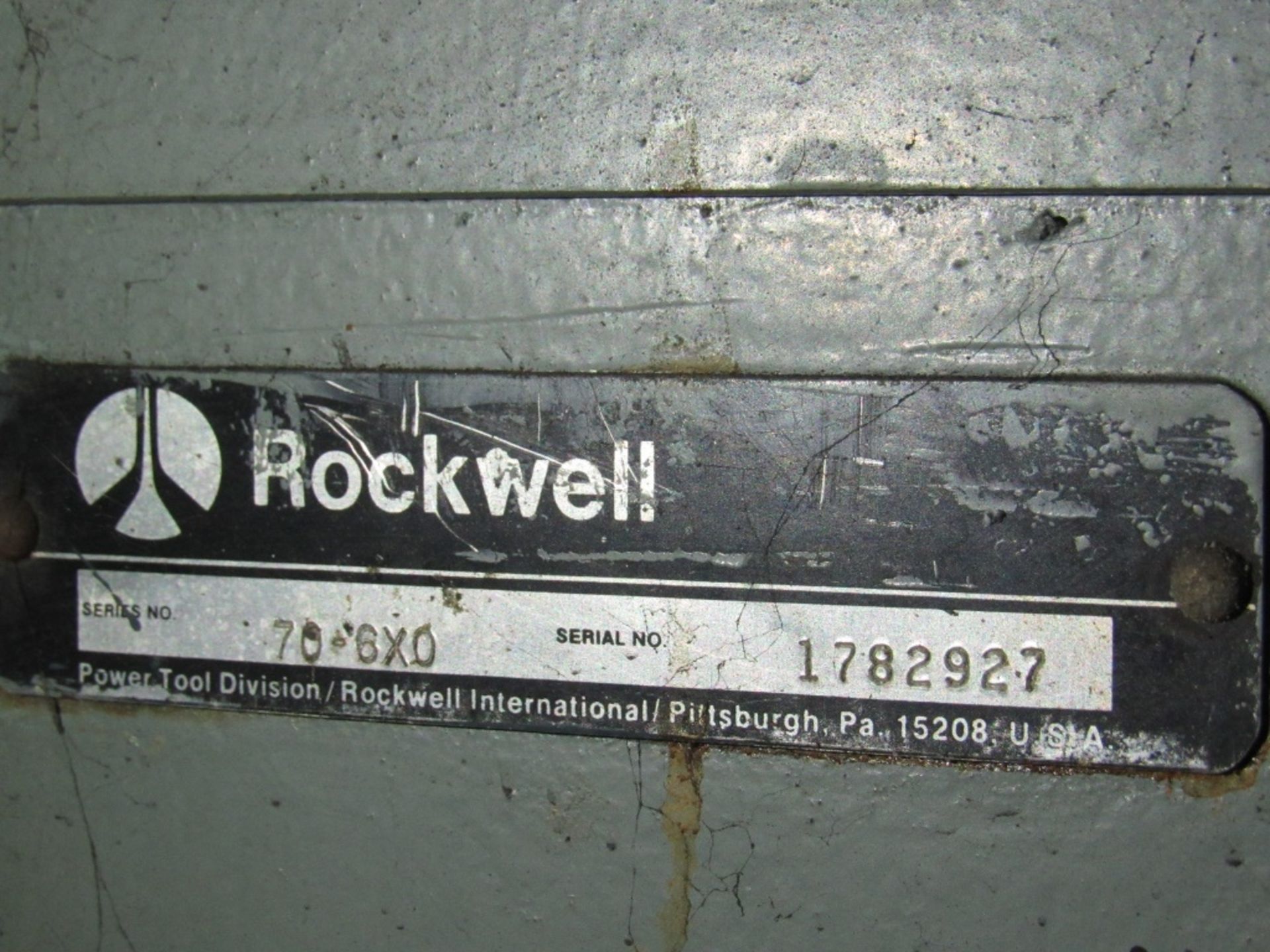 Rockwell Drill Press - Model - 2B Serial - 1782927 - Image 14 of 15