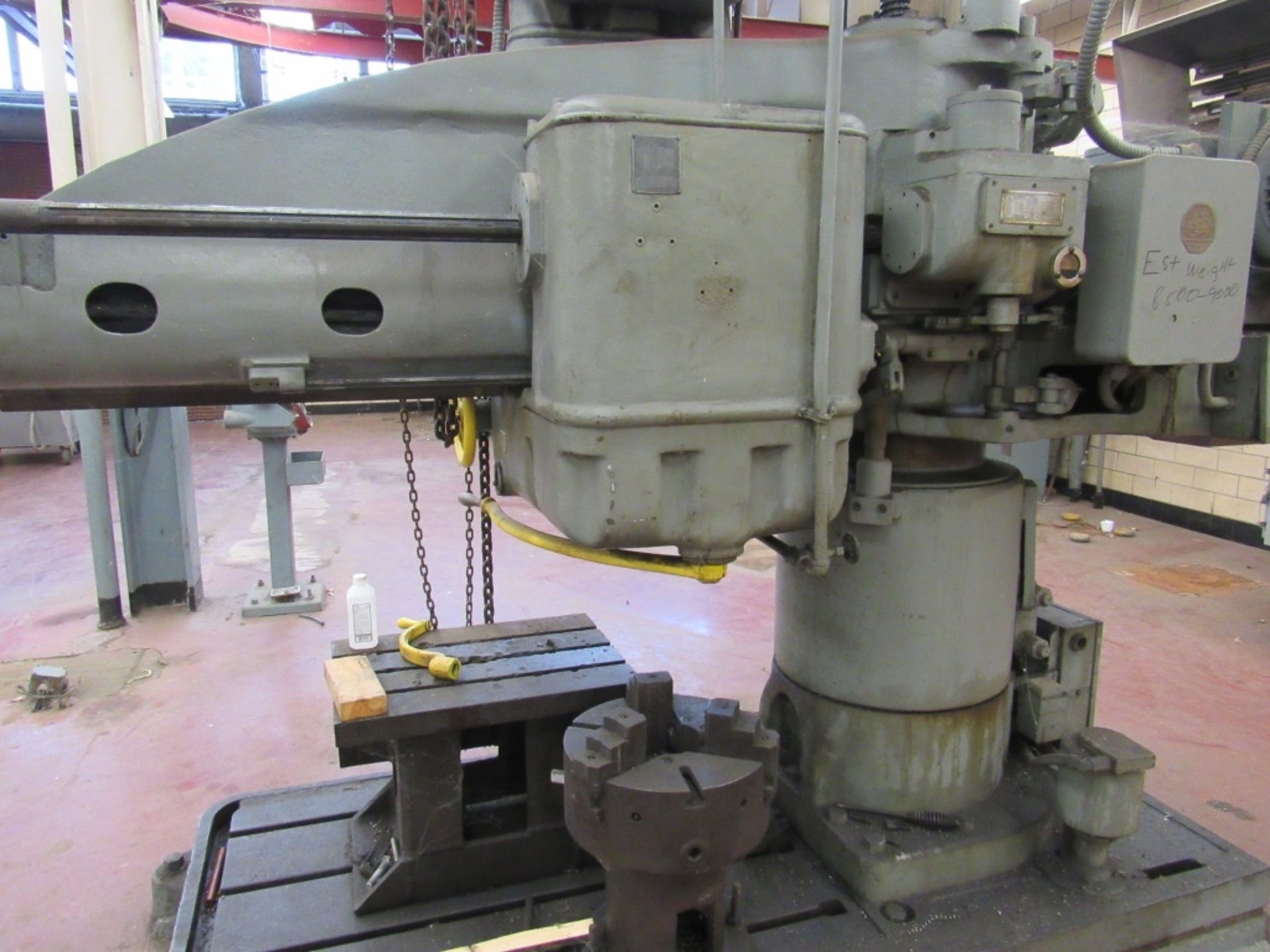 Carlton Radial Arm Drill- Model - Unmarked Serial - Unmarked Rigging Fee - $750.00 4' Arm 15" Col - Image 16 of 25