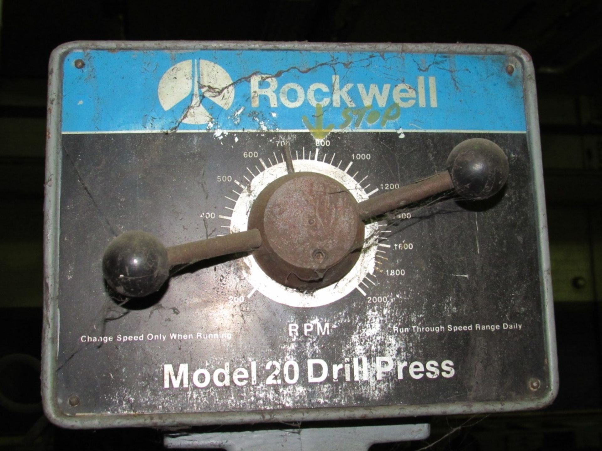 Rockwell Drill Press - Model - 2B Serial - 1782927 - Image 10 of 15