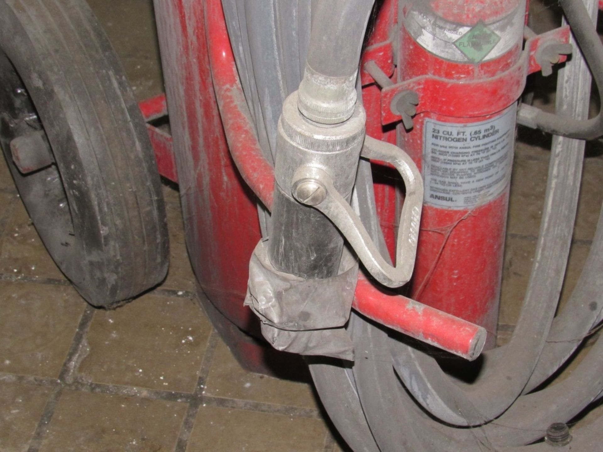 Rolling Fire Extinguisher- MFR - Ansul Model - Red Line - Image 7 of 9