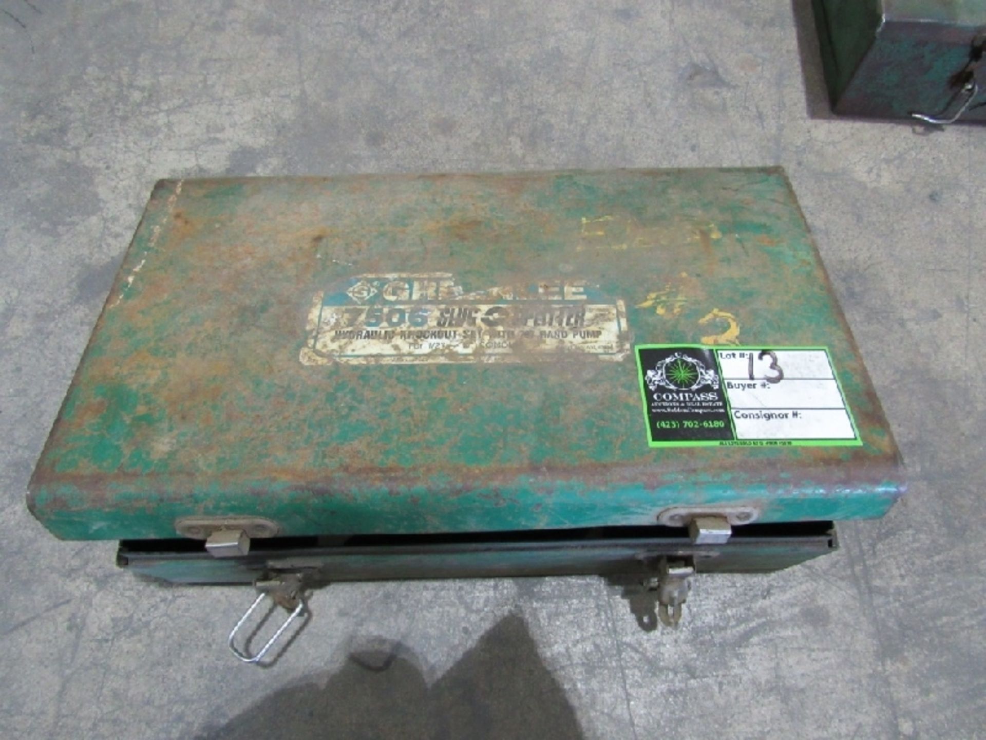 Greenlee Hydraulic Knockout Punch Set- ***Located in Chattanooga, TN*** MFR - Greenlee Model - - Image 2 of 5