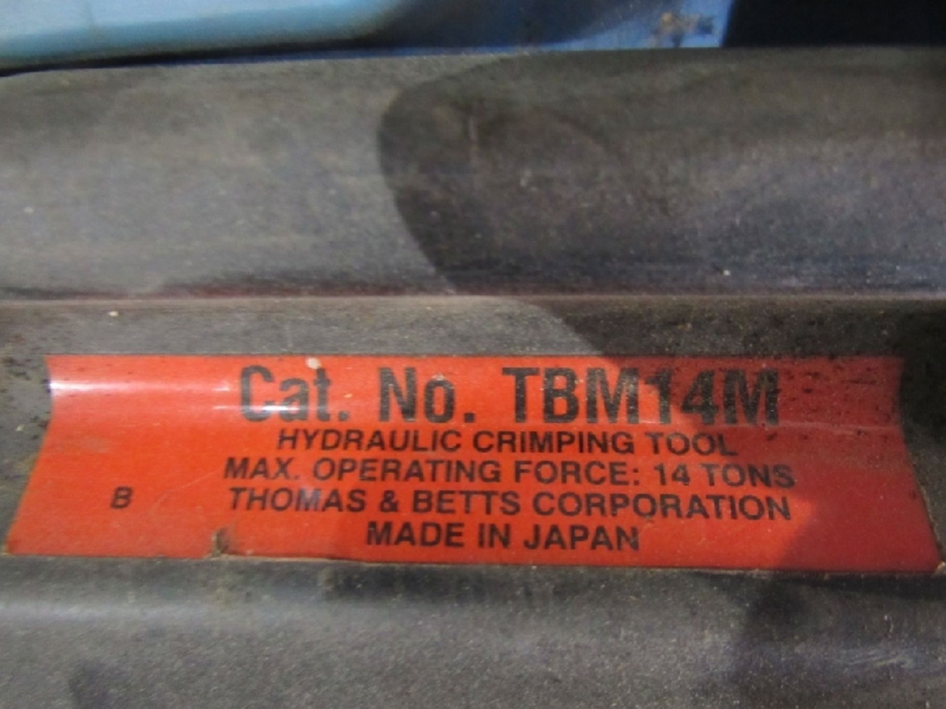Hydraulic Crimping Tool- ***Located in Chattanooga, TN*** MFR - T&B - Bild 5 aus 5