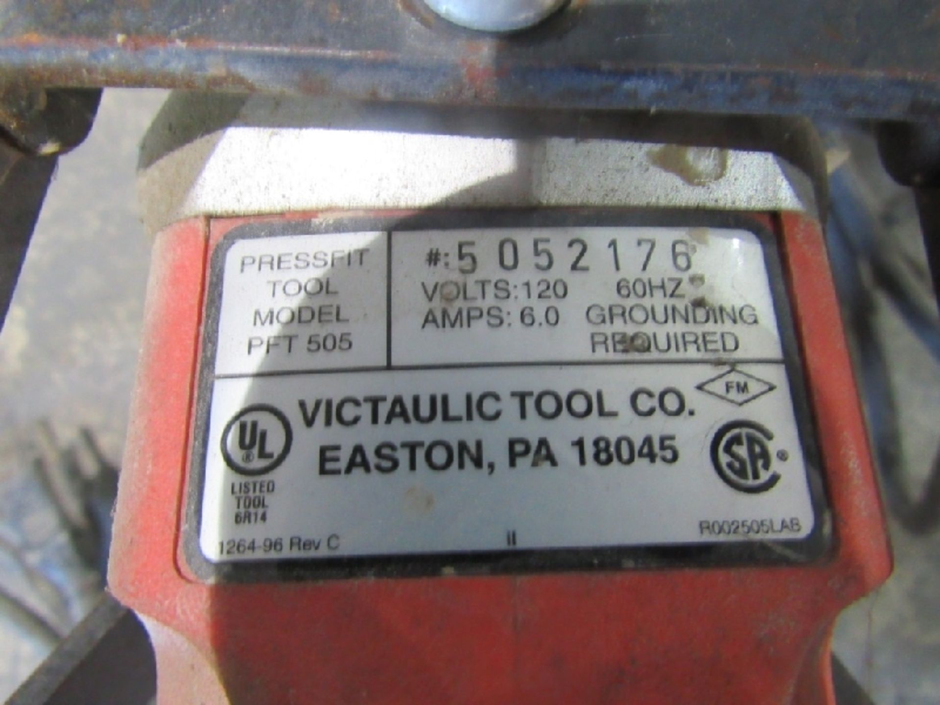 (qty - 2) Victaulic Pressfit Tools- ***Located in Chattanooga, TN*** MFR - Milwaukee Model - PFT-505 - Image 5 of 6