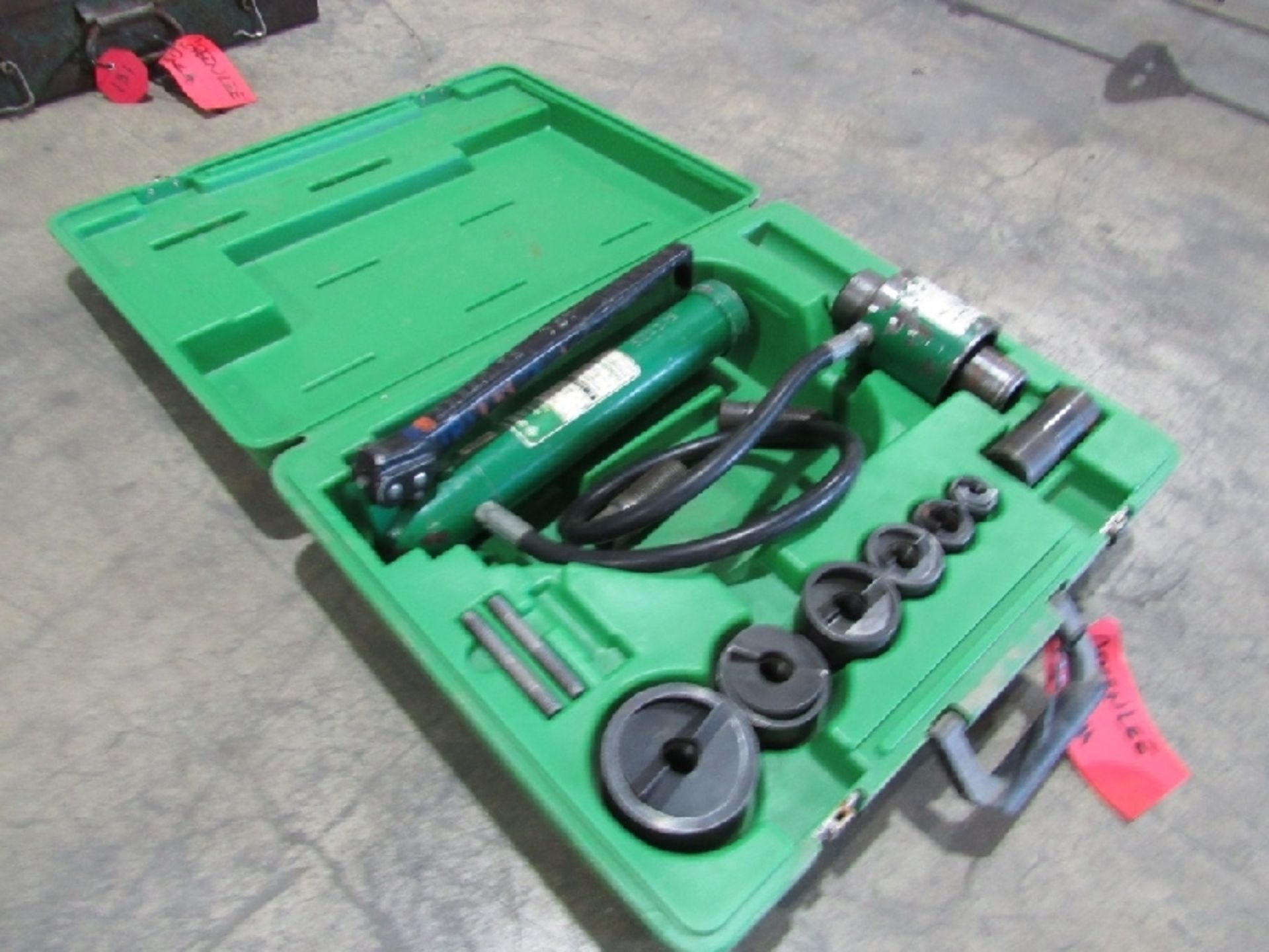 Greenlee Hydraulic Knockout Punch Set- ***Located in Chattanooga, TN*** MFR - Greenlee Model - - Image 3 of 7