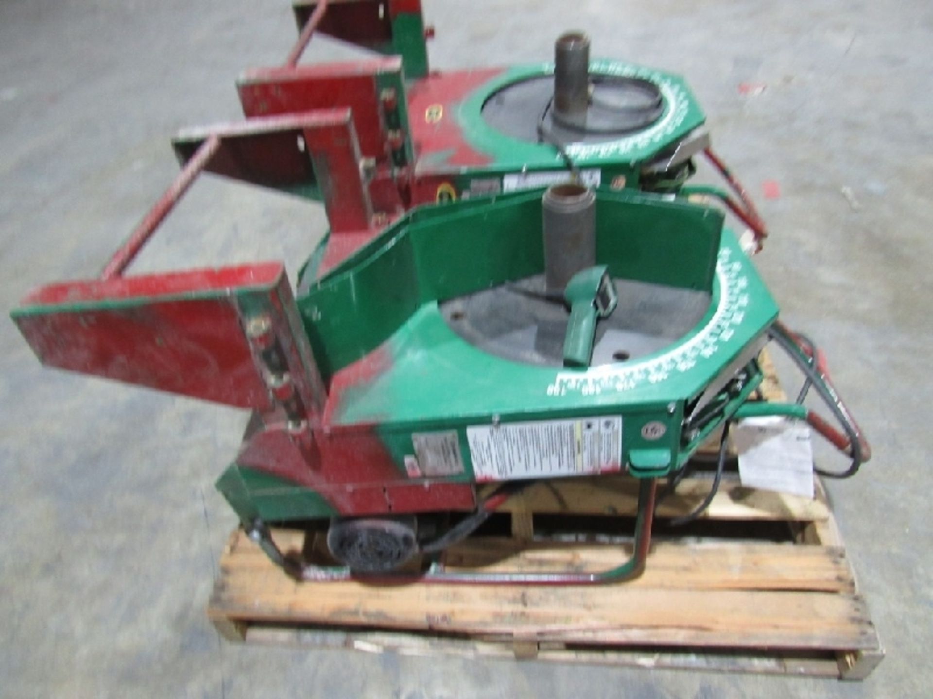 (qty - 2) Electric Pipe Benders- ***Located in Chattanooga TN*** MFR - Greenlee 1-1/2" to 2" EMT - Bild 6 aus 17