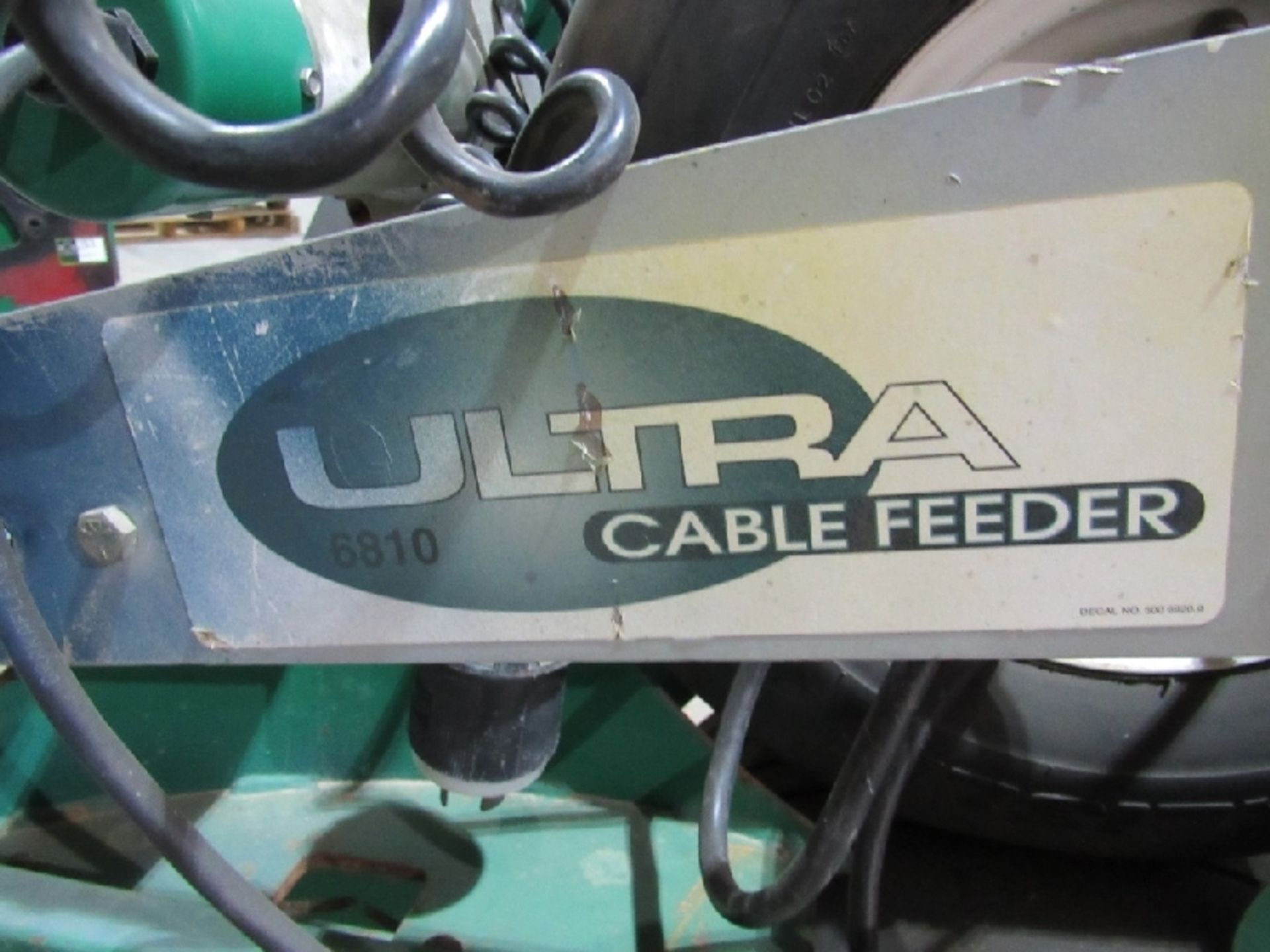 Ultra Cable Feeder- ***Located in Chattanooga TN*** MFR - Greenlee Model - 6810 120 VAC 4 Amps 50/60 - Bild 5 aus 13