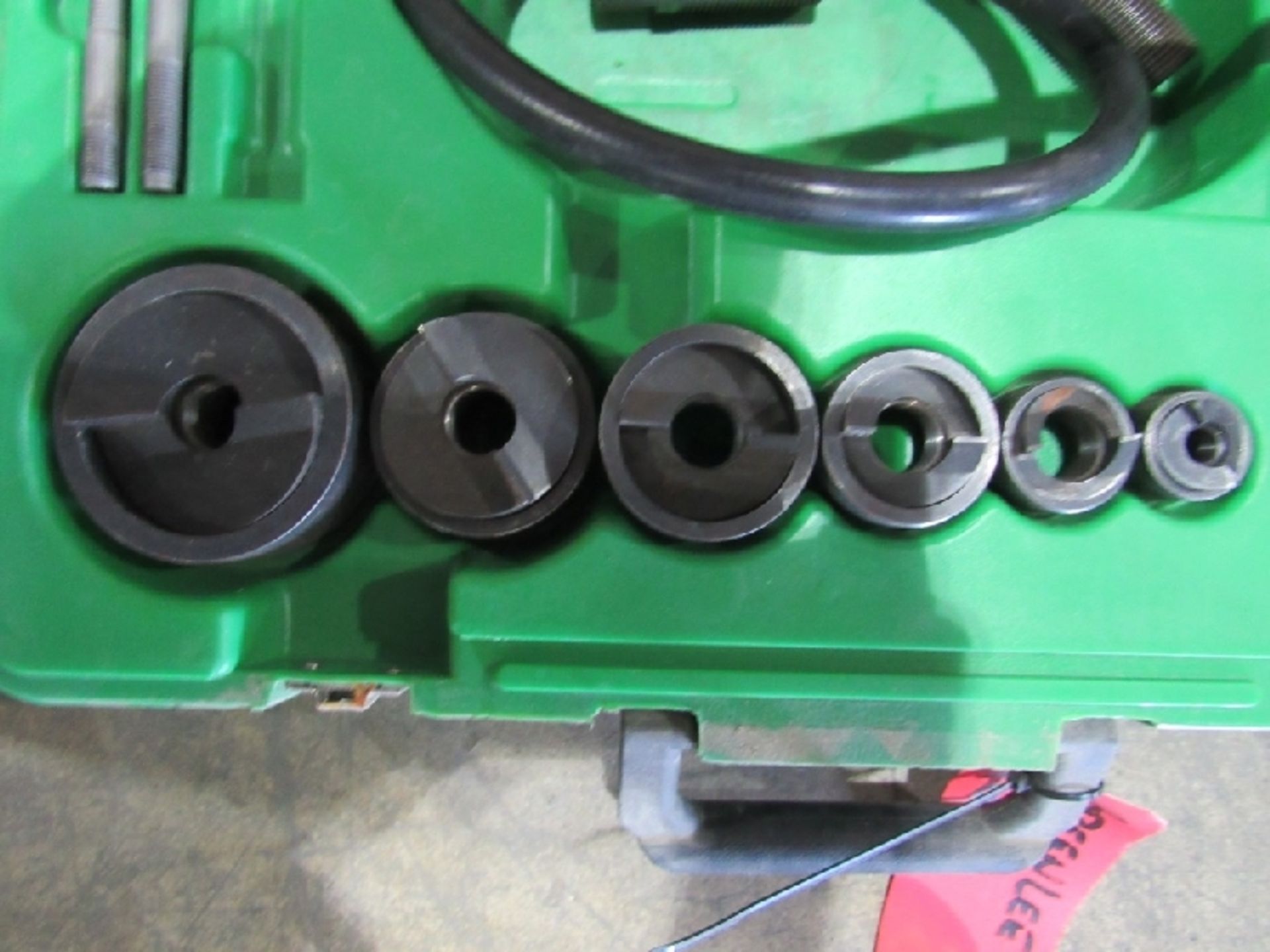 Greenlee Hydraulic Knockout Punch Set- ***Located in Chattanooga, TN*** MFR - Greenlee Model - - Image 6 of 7