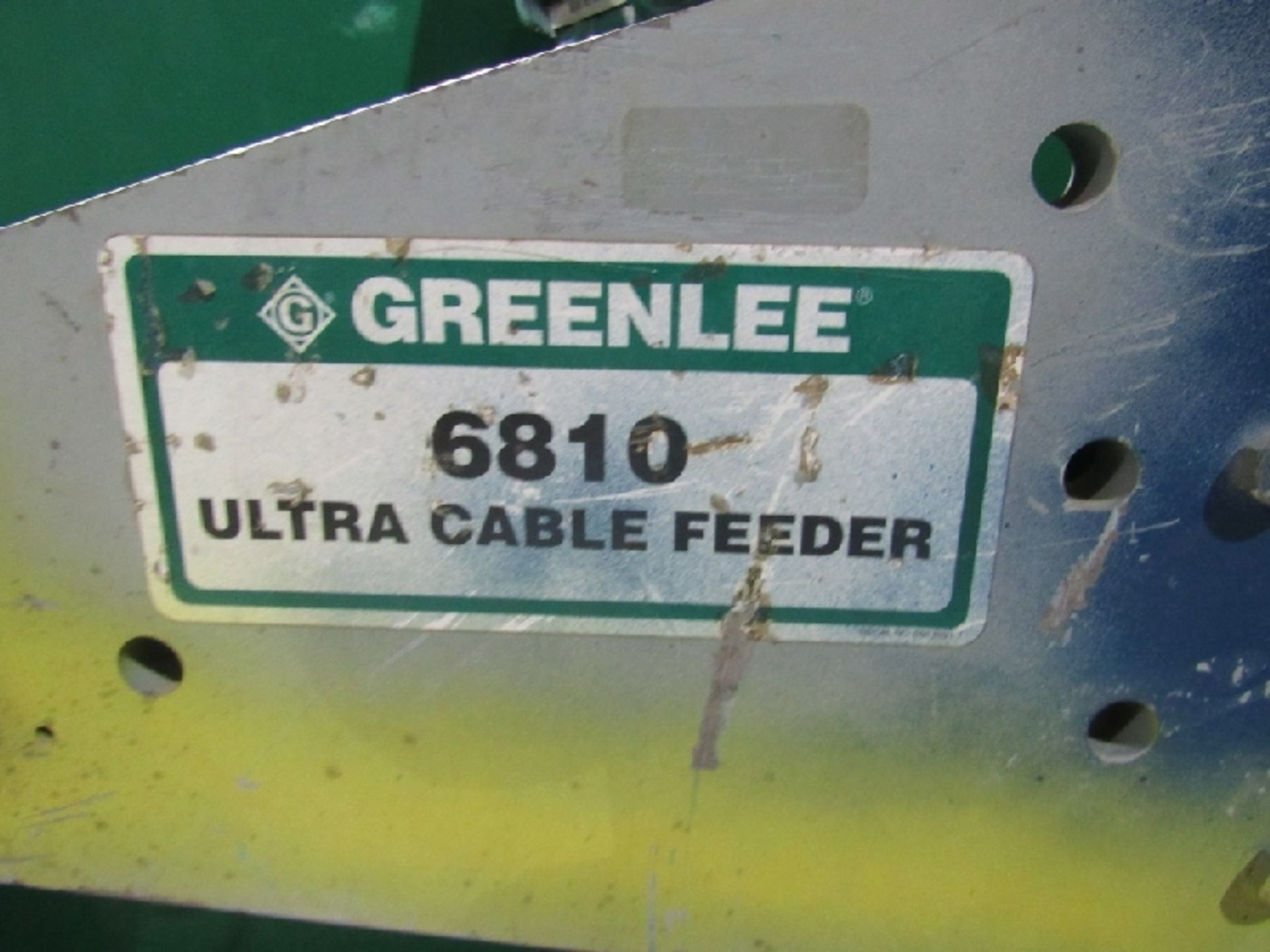 Ultra Cable Feeder- ***Located in Chattanooga TN*** MFR - Greenlee Model - 6810 120 VAC 4 Amps 50/60 - Bild 11 aus 13