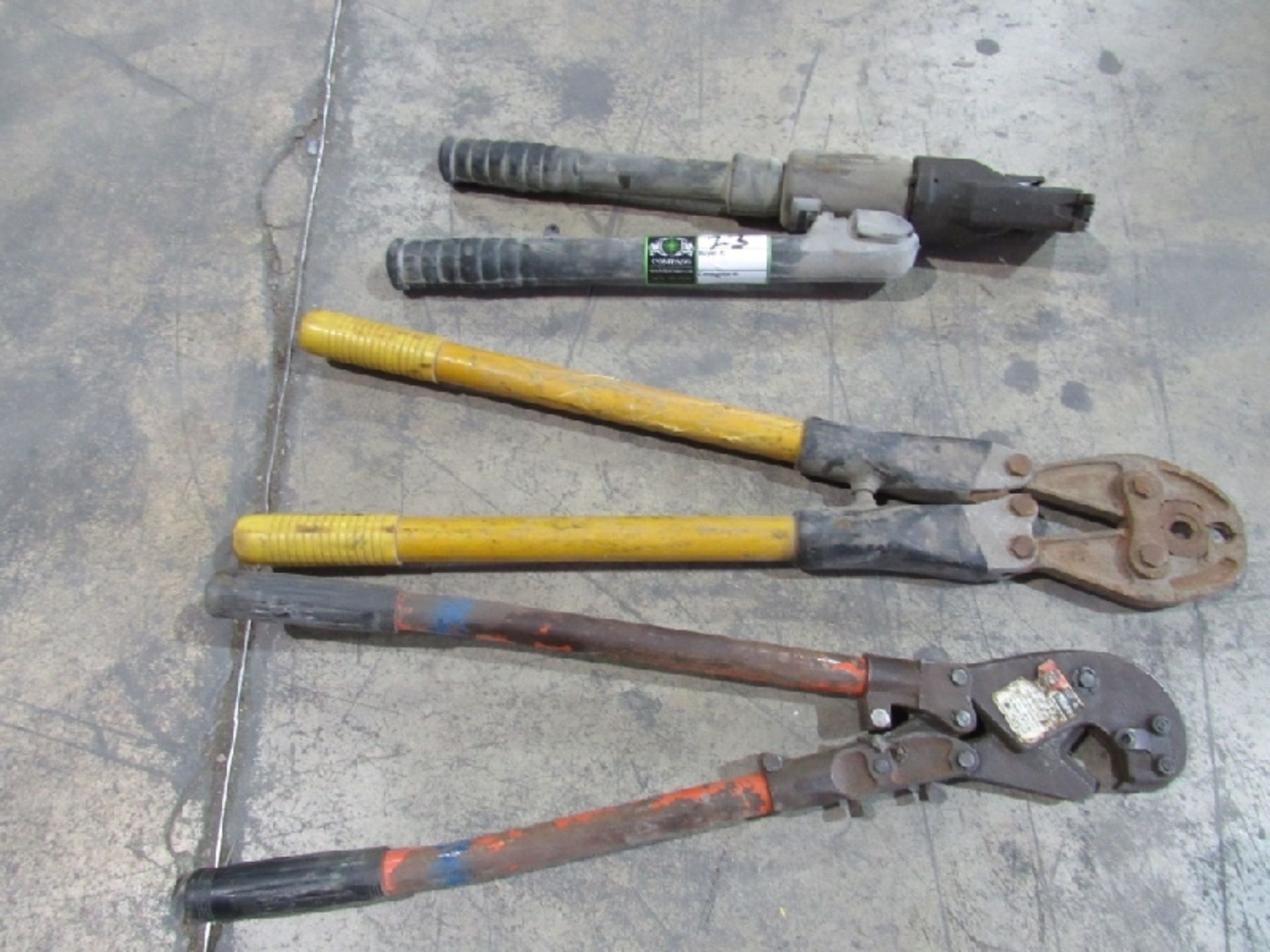 (qty - 3) Crimping Tools- ***Located in Chattanooga, TN*** (1) Hydraulic Crimping Tool (2) Manual - Image 2 of 9