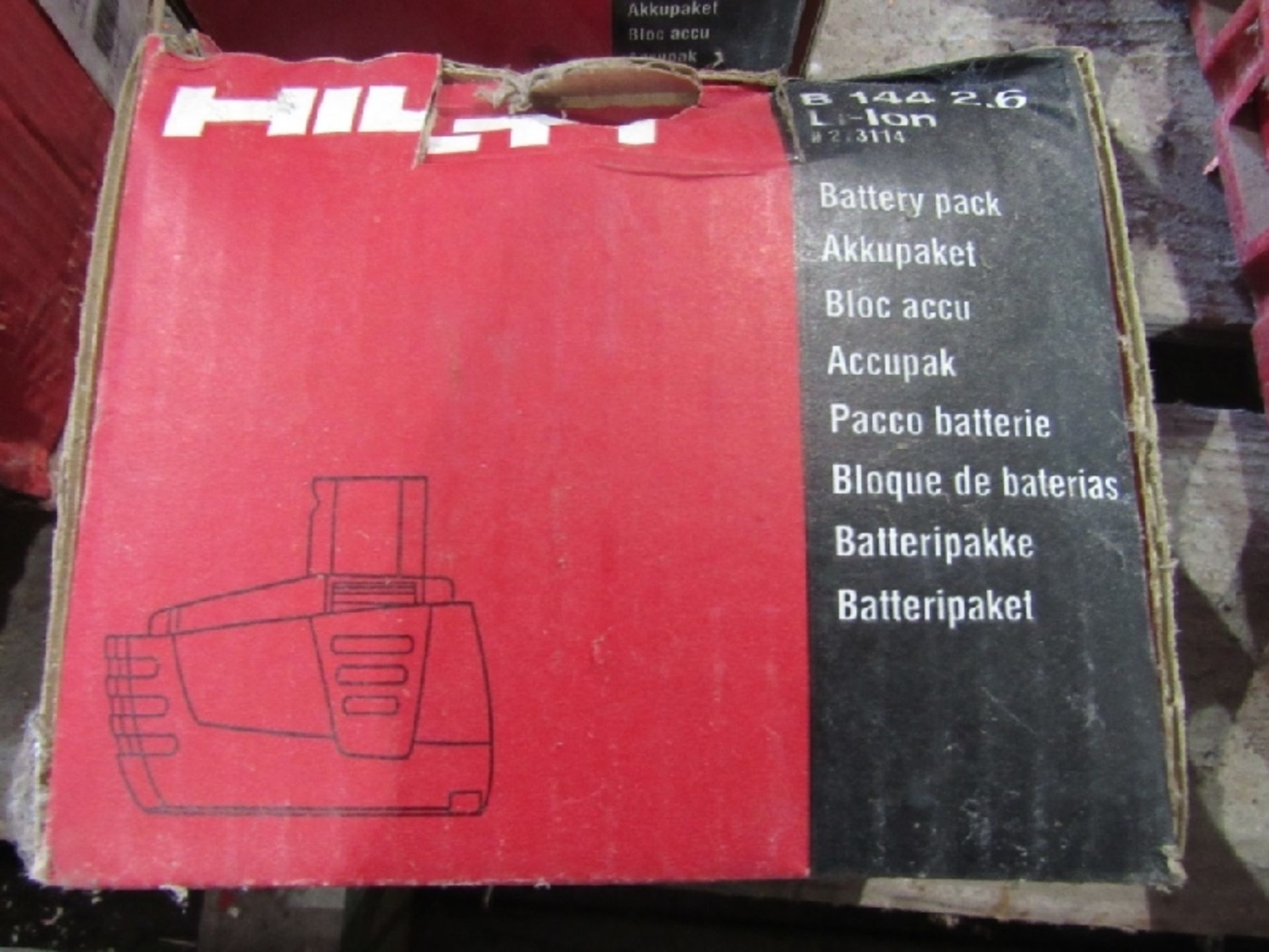 Hilti Hardware, Batteries and Chargers- ***Located in Chattanooga, TN*** (2) Battery Packs MFR - - Image 8 of 10