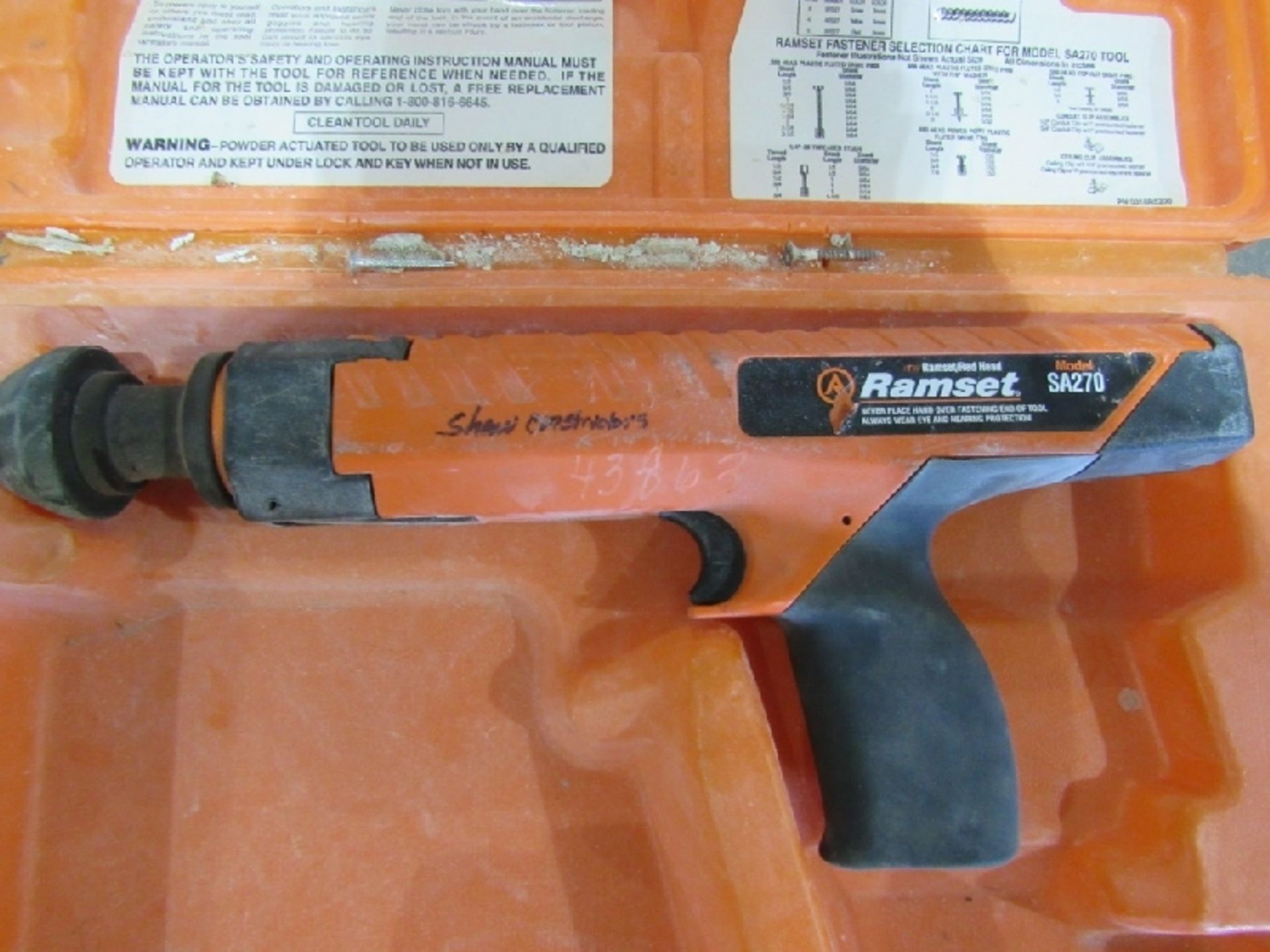 Ramset Fastening Tool- ***Located in Chattanooga, TN*** MFR - Ramset Model - SA270 - Image 3 of 6