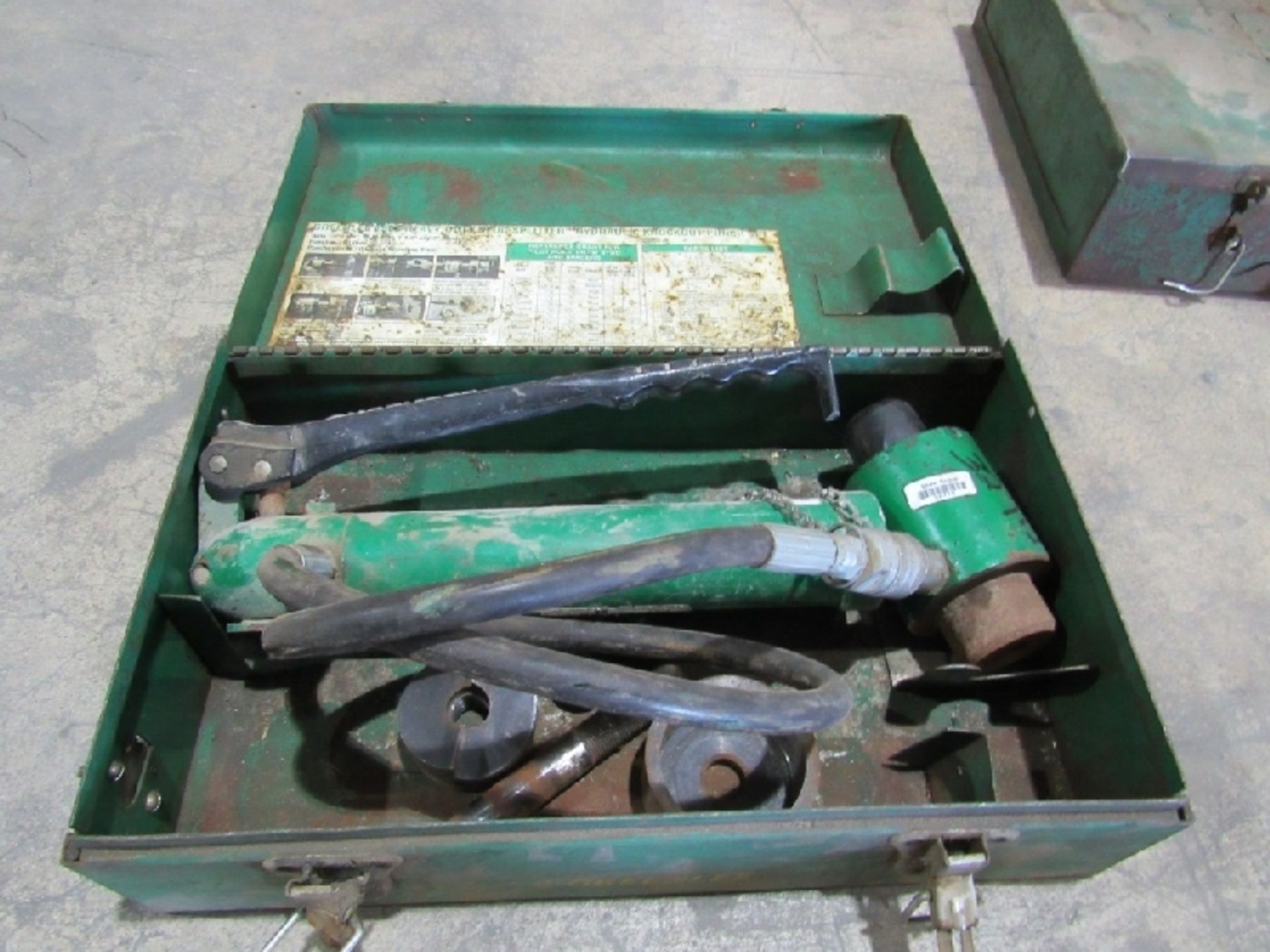 Greenlee Hydraulic Knockout Punch Set- ***Located in Chattanooga, TN*** MFR - Greenlee Model -