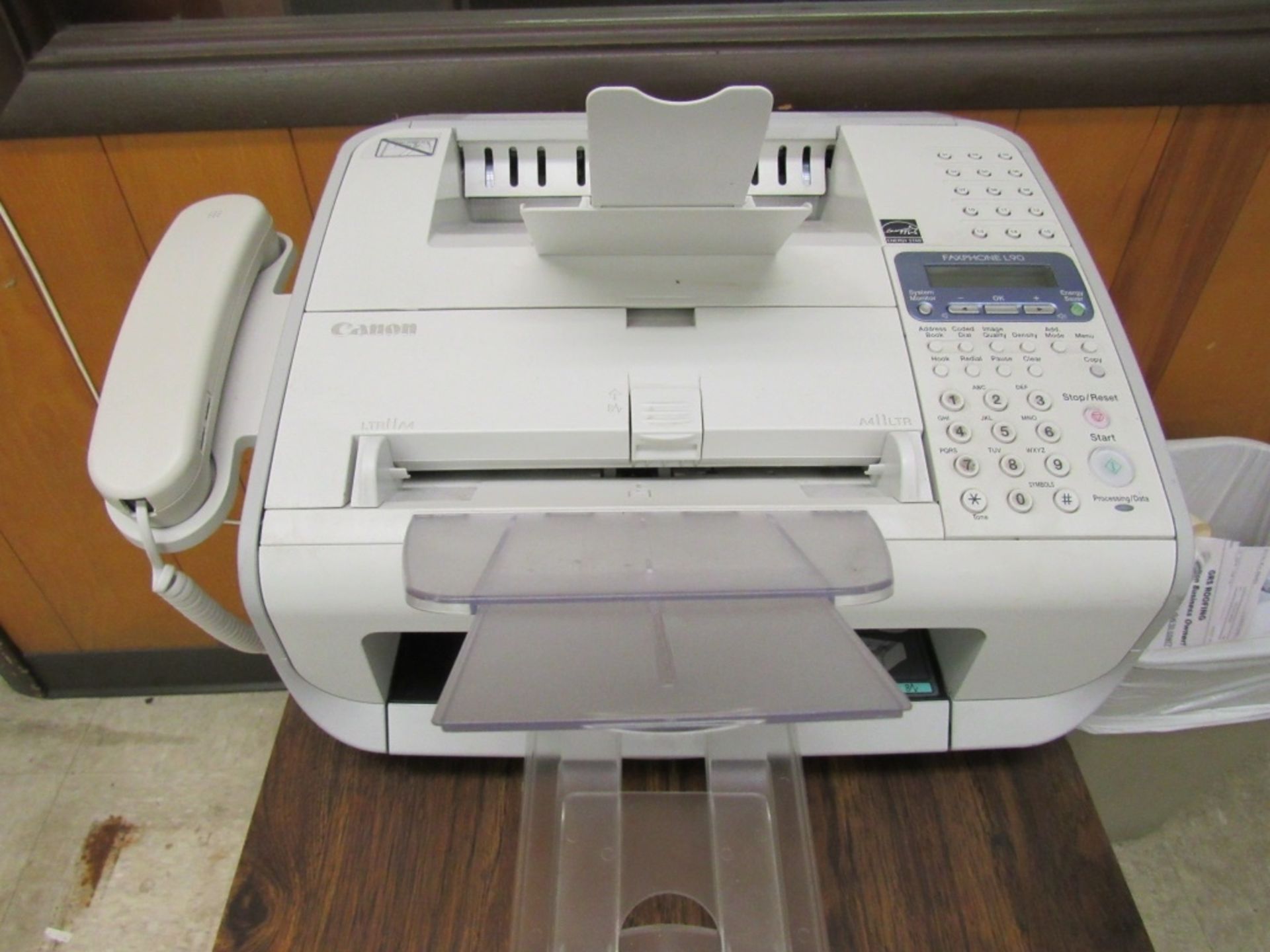 Printer, Fax Machine, Shredder, Table- - Image 5 of 10
