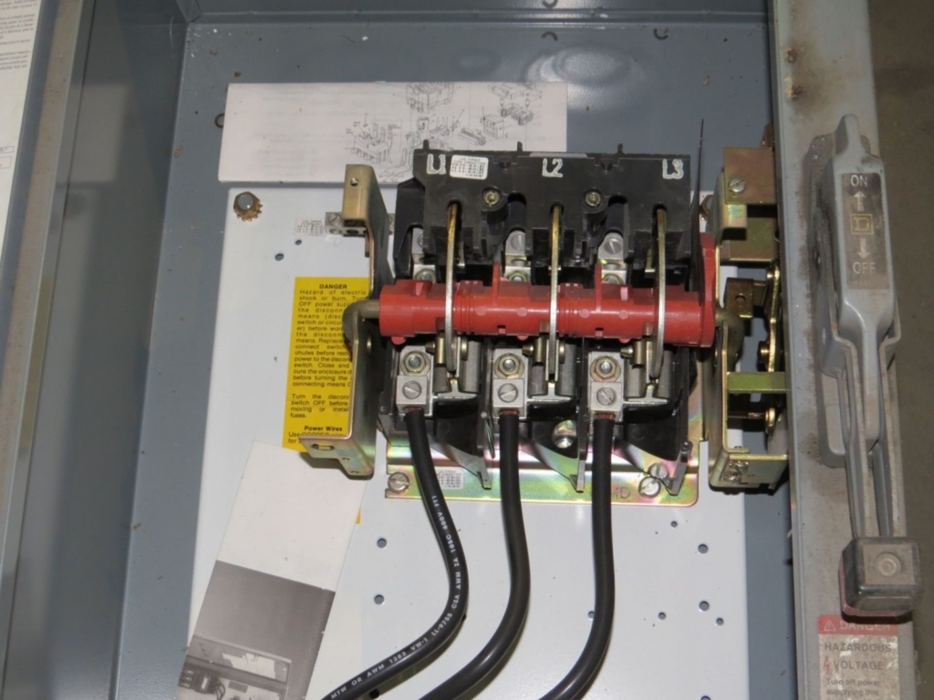 (qty - 2) Incomplete Square D Combo Motor Starter - Image 3 of 8