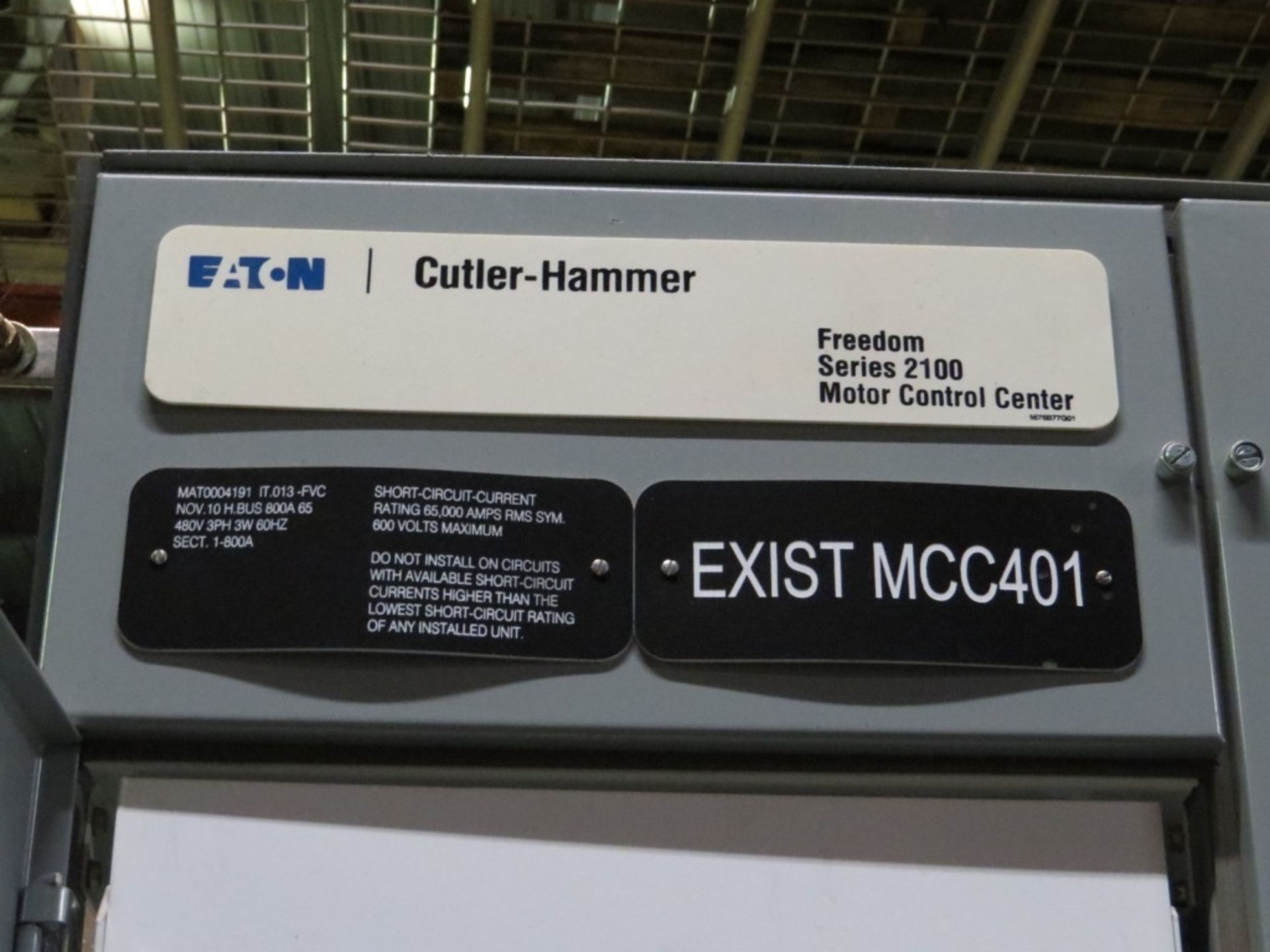 Cutler-Hammer Freedom Series 2100 MCC- - Bild 4 aus 4