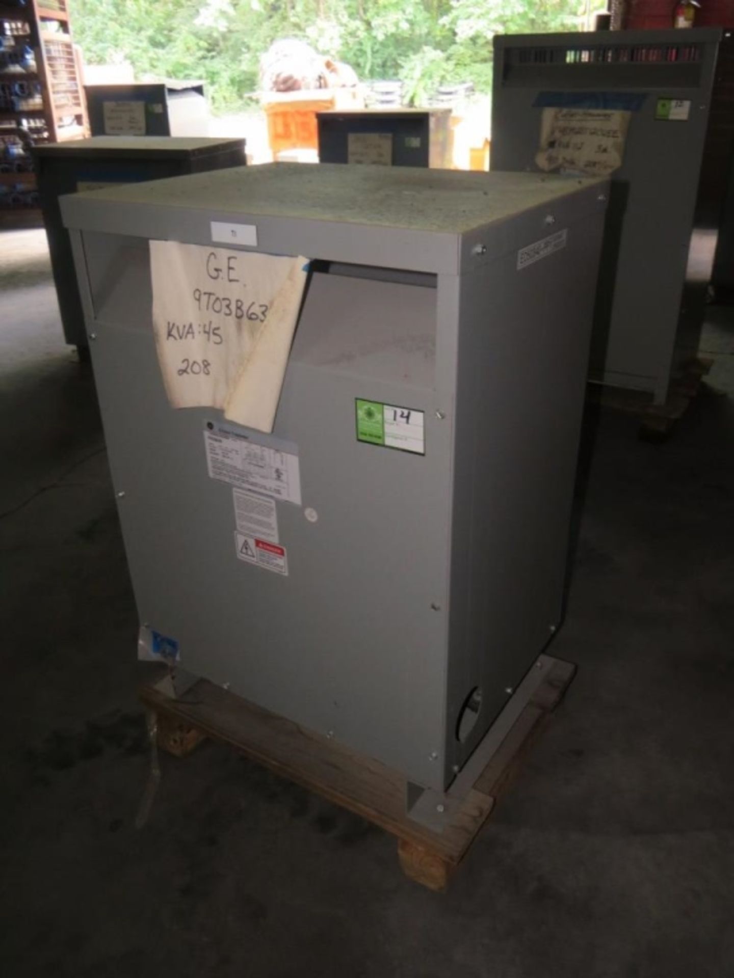 General Electric 45 KVA Transformer-