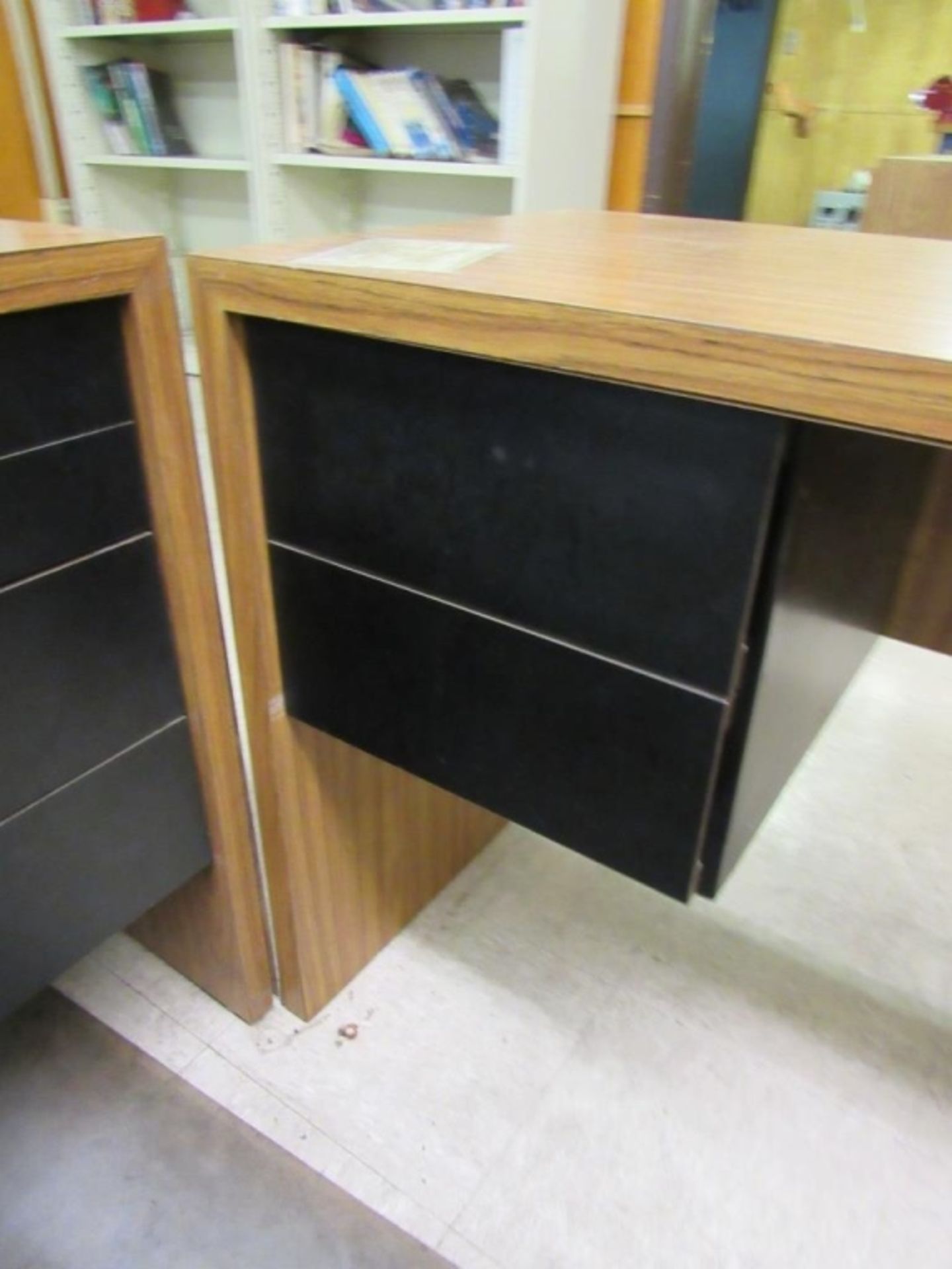 L Shaped Desk, Contents, and Chair- - Image 4 of 8