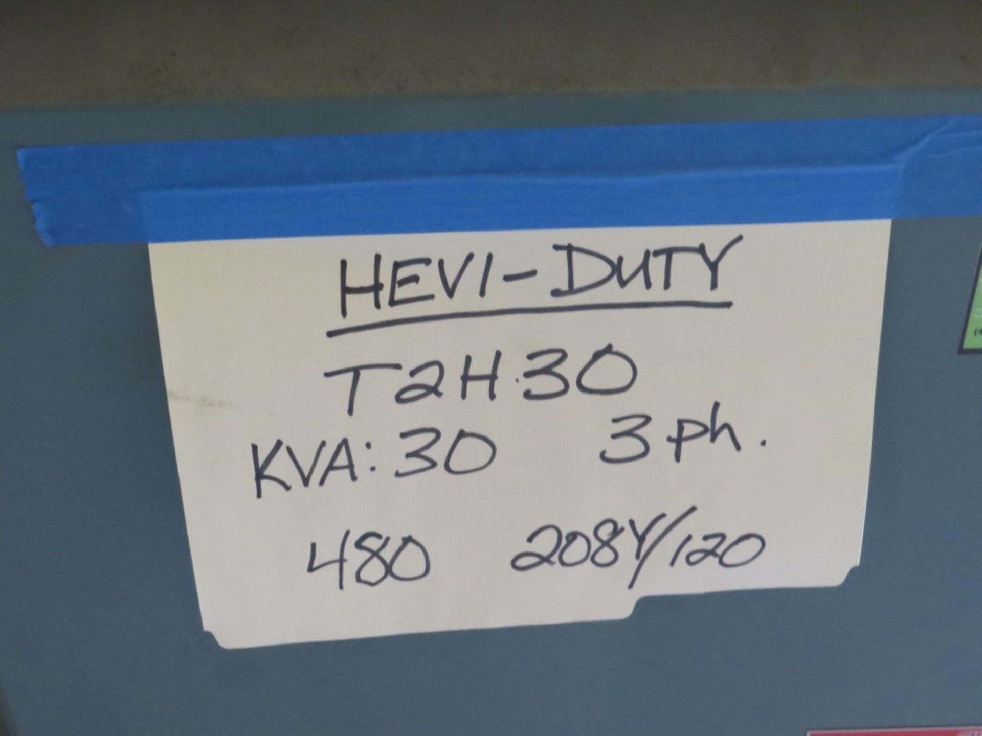 Hevi-Duty 30 KVA Transformer- - Image 3 of 4