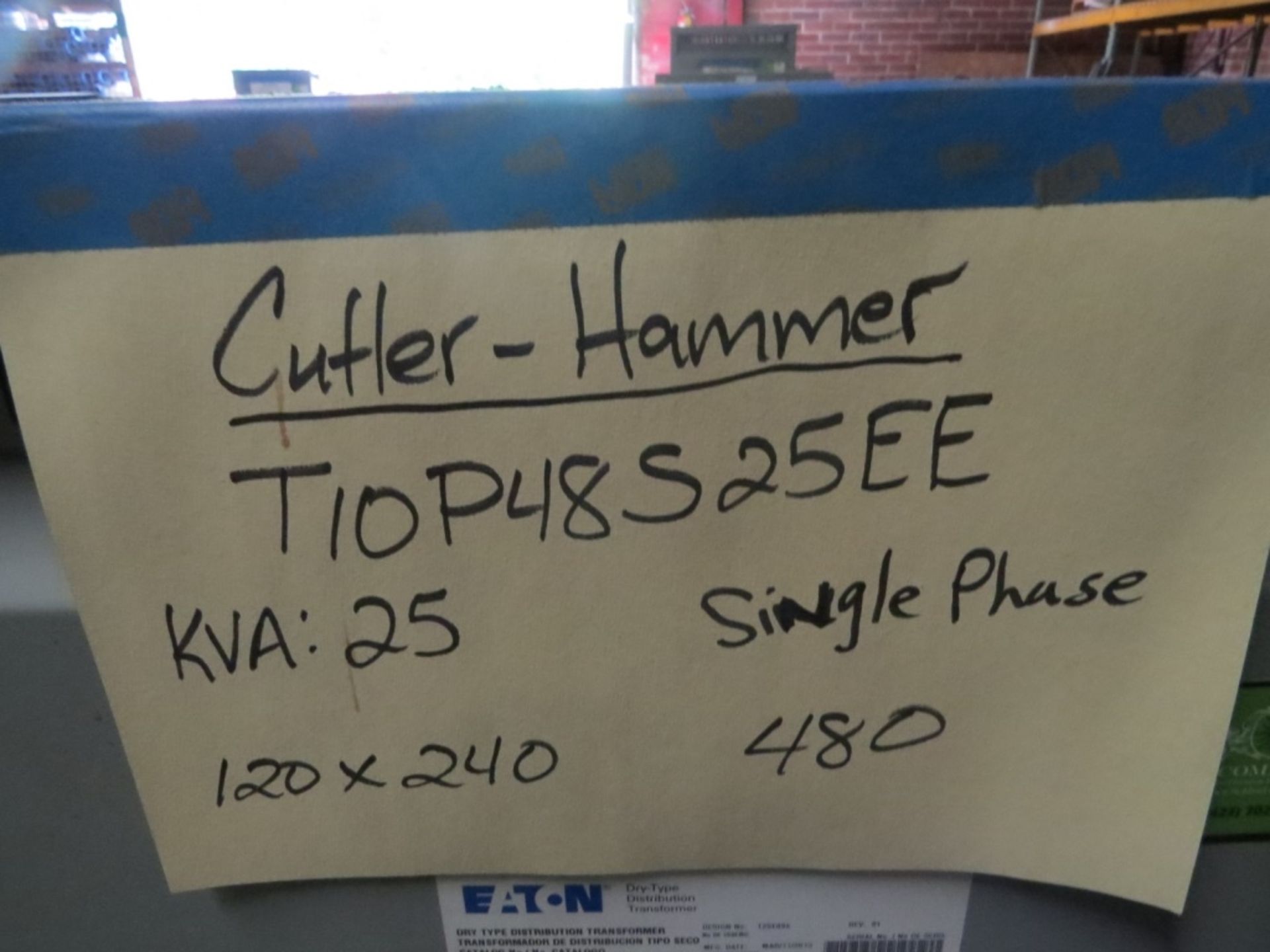 Cutler - Hammer 25 KVA Transformer- - Image 4 of 4