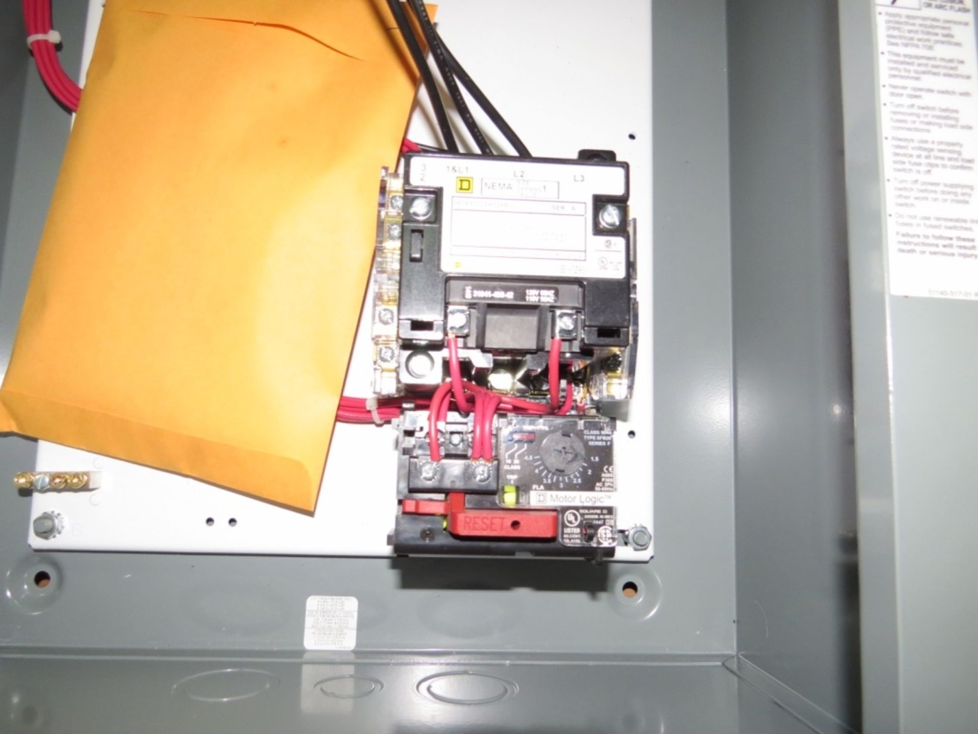 Square D AC Combination Motor Starter- - Image 4 of 7