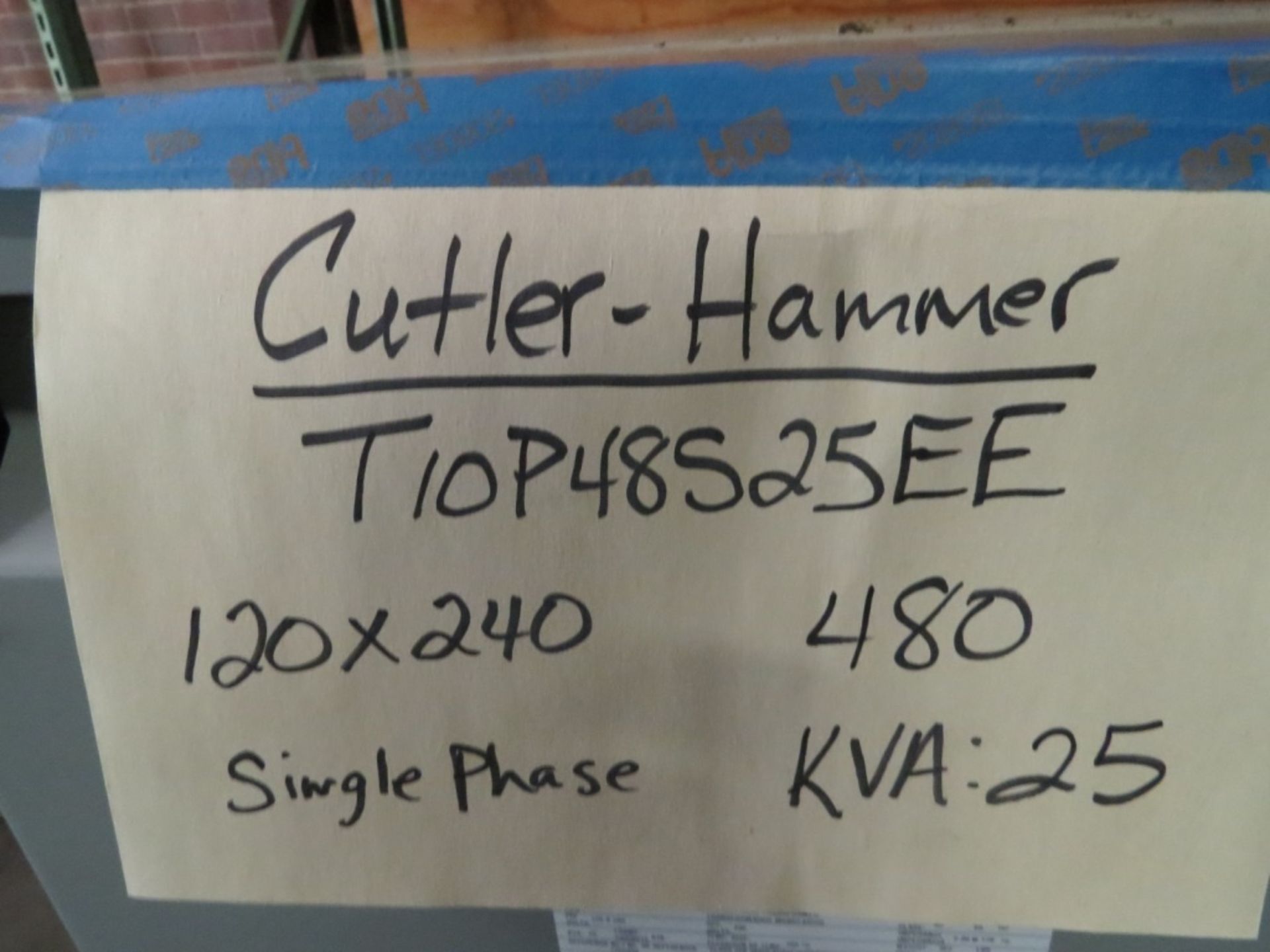 Cutler - Hammer 25 KVA Transformer- - Image 3 of 4