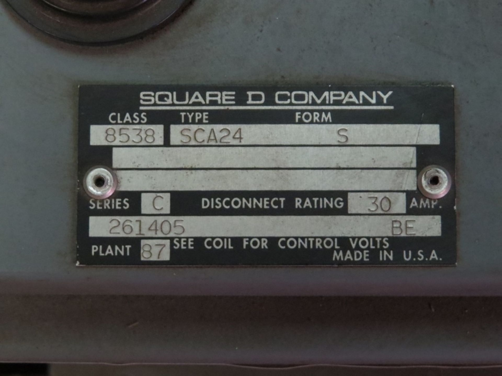 (qty - 2) Incomplete Square D Combo Motor Starter - Image 9 of 9