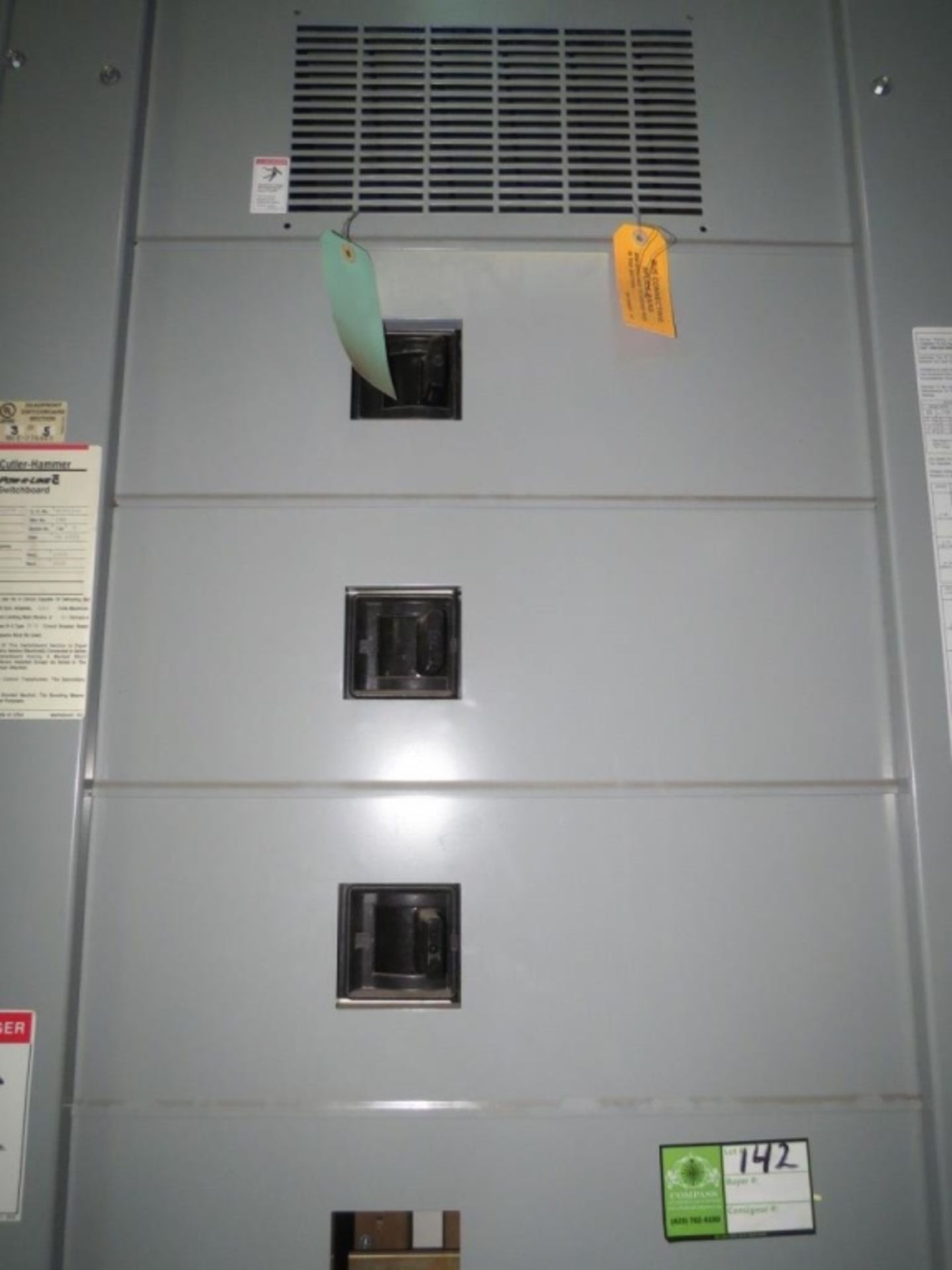 Cutler Hammer Pow-R-Line Switchboard- - Image 3 of 5