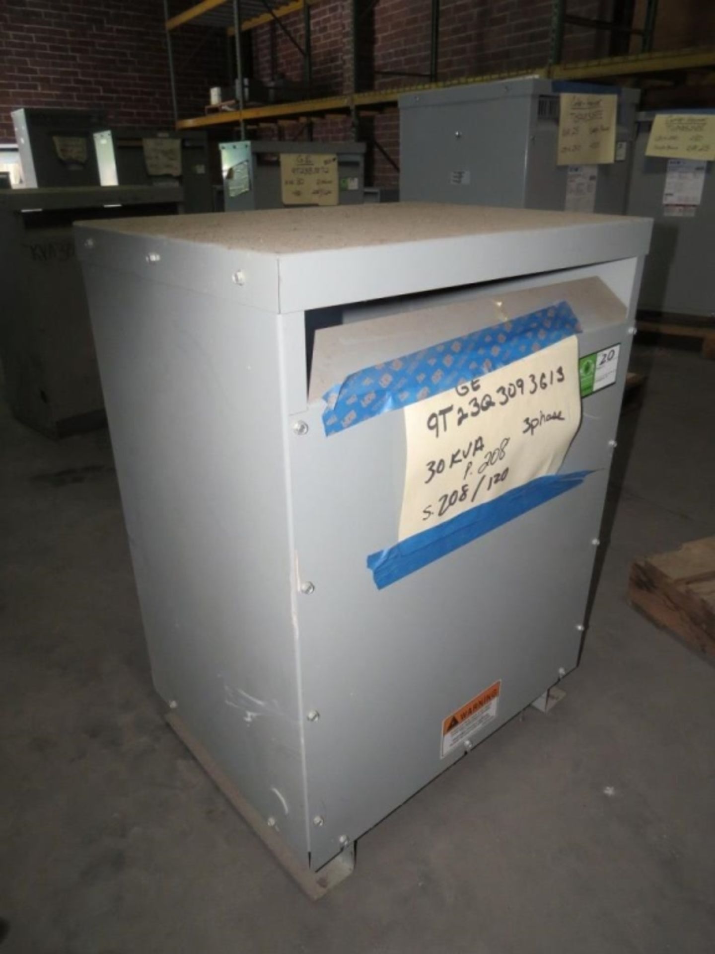 General Electric 30 KVA Transformer-