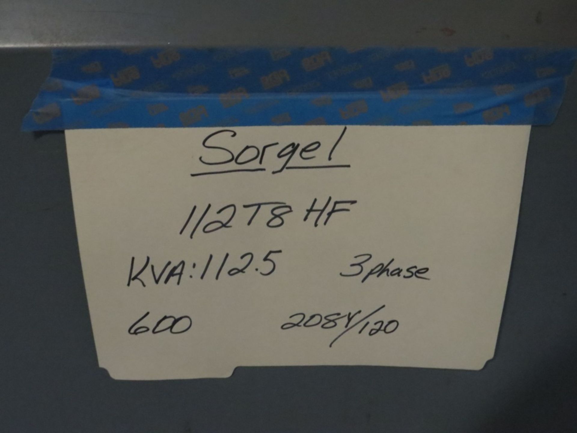 Sorgel D 112.5 KVA Transformer- - Image 3 of 4