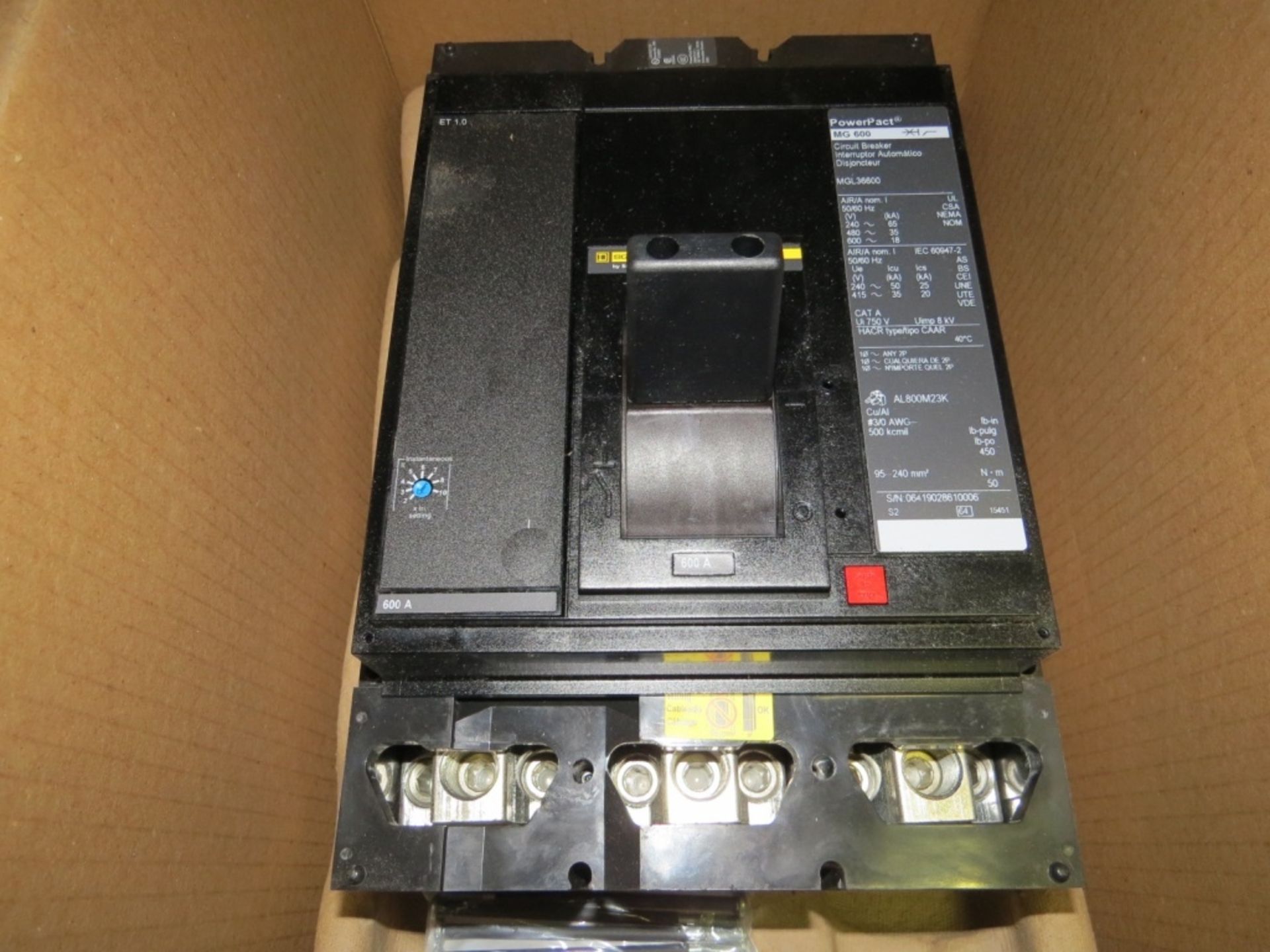 (qty - 2) PowerPact Circuit Breakers- - Image 3 of 7