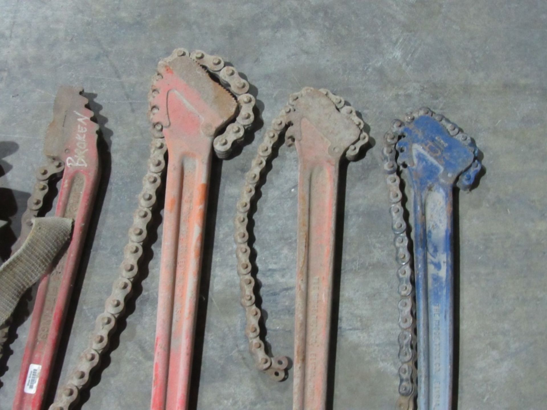 (qty - 4) Chain and Strap Wrenches- - Image 4 of 5