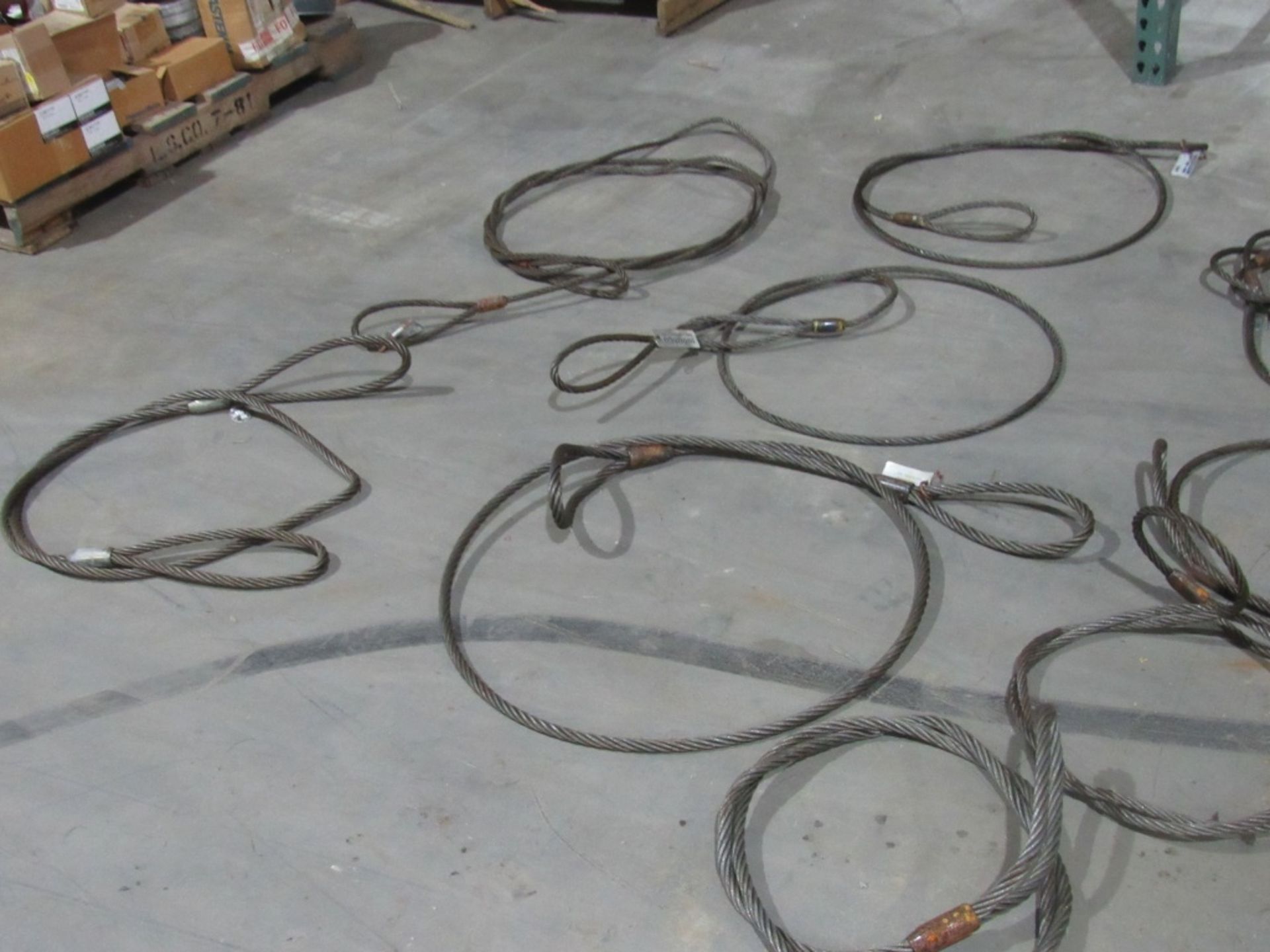 (approx qty - 13) Braided Steel Slings- - Image 3 of 7