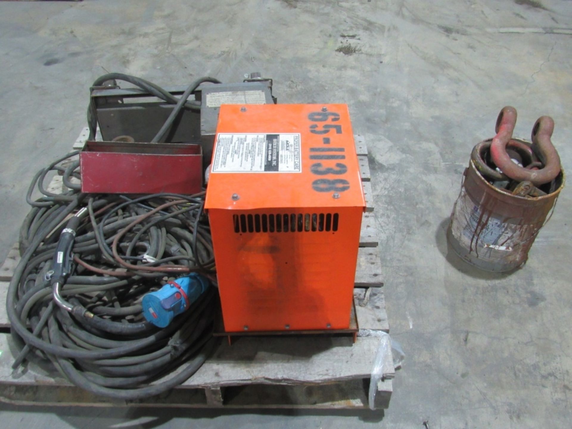 Battery Charger, Wire Feeder, and Torch