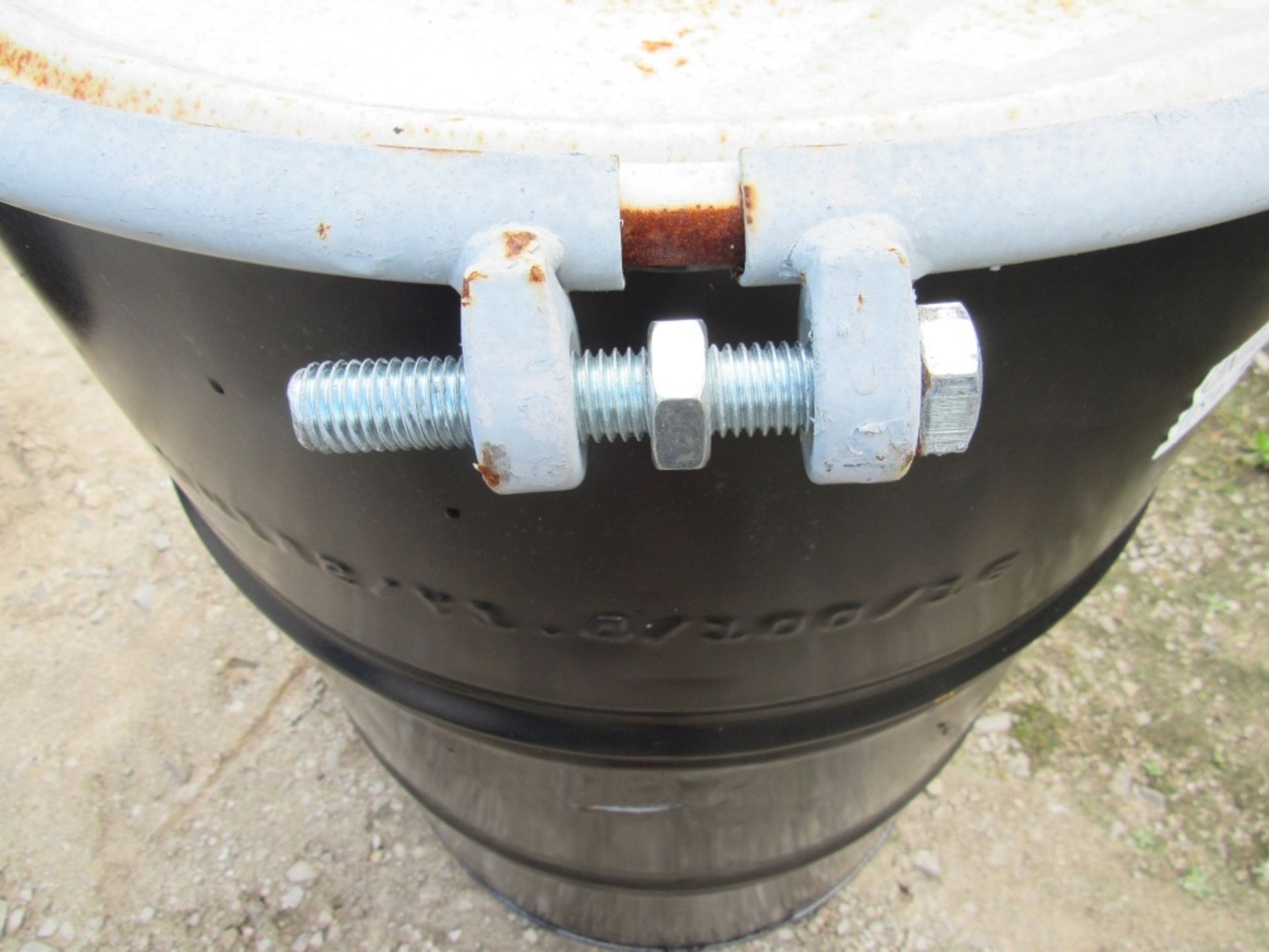 "New" 55 Gal Metal Barrel- - Image 4 of 5